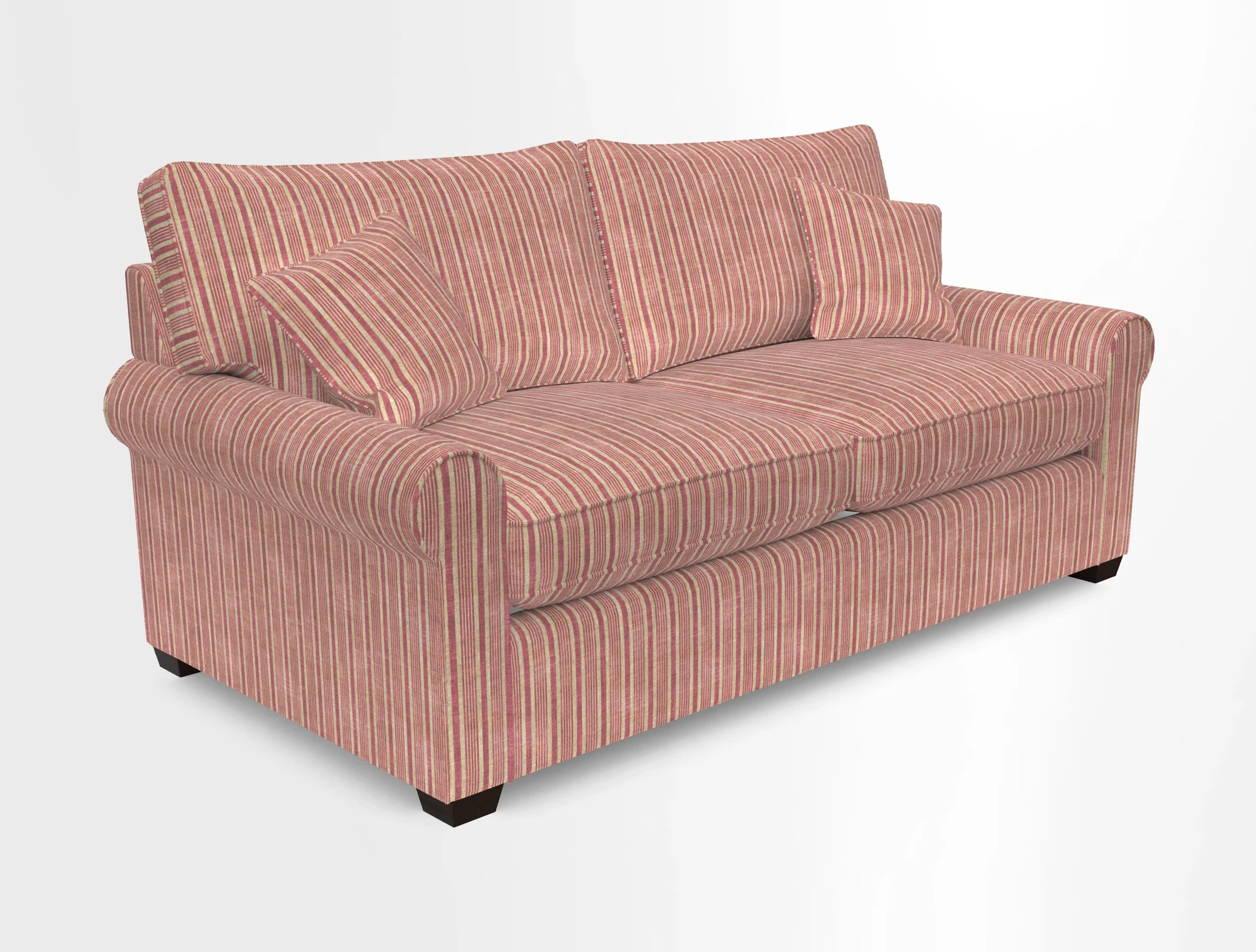 Bignor 3 Seater Sofa in V&A Drawn From Nature Oak Tree Gold