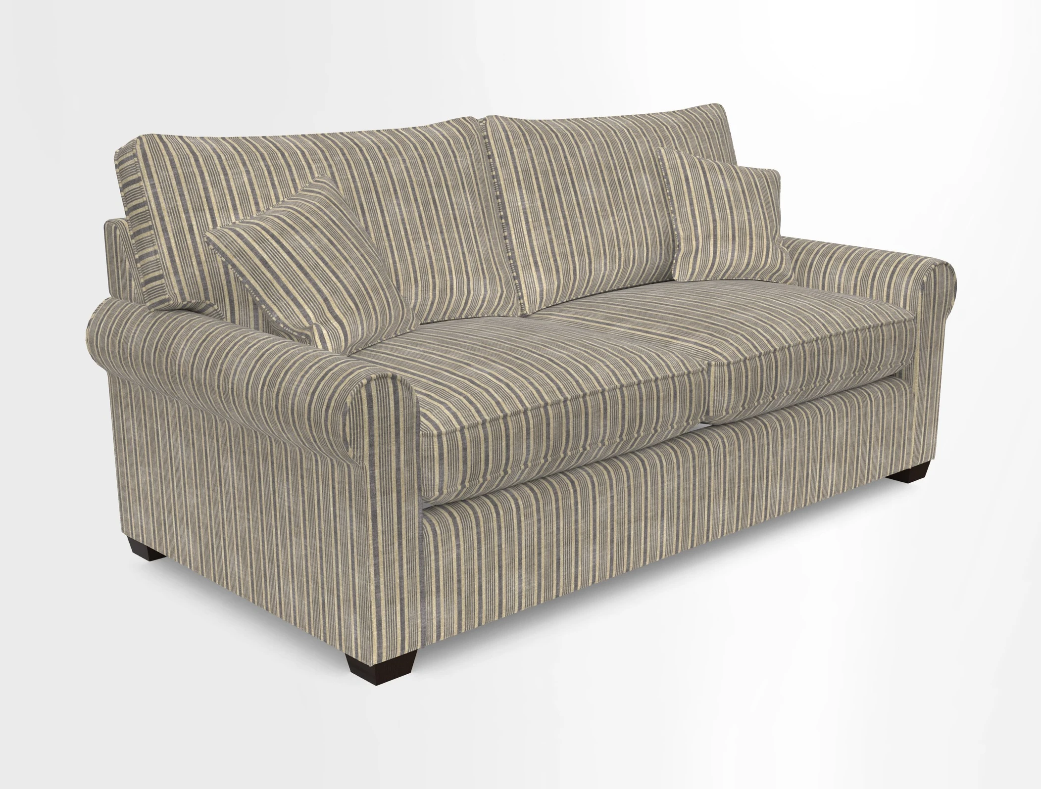Bignor 3 Seater Sofa in V&A Drawn From Nature Oak Tree Gold