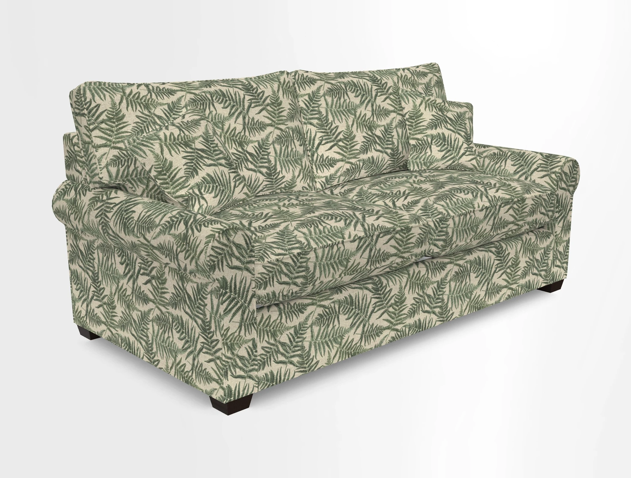 Bignor 3 Seater Sofa in V&A Drawn From Nature Oak Tree Gold