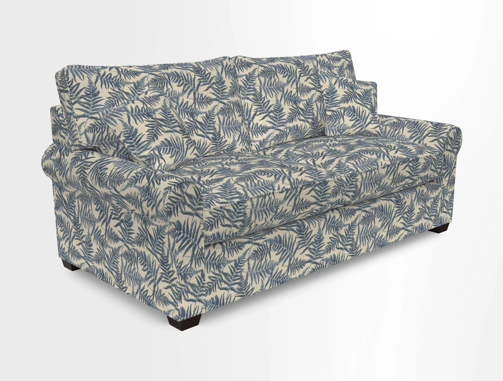 Bignor 3 Seater Sofa in V&A Drawn From Nature Oak Tree Gold