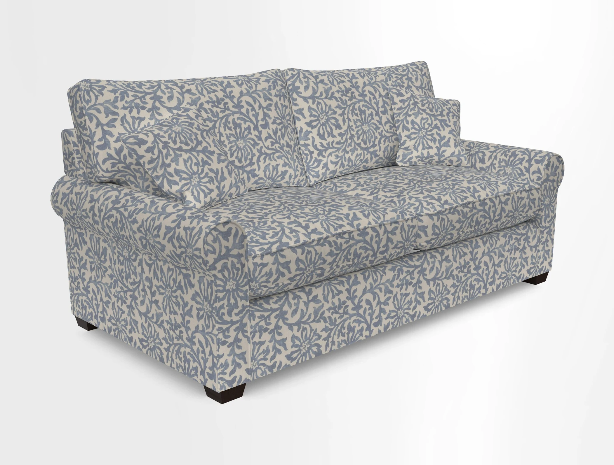 Bignor 3 Seater Sofa in V&A Drawn From Nature Oak Tree Gold