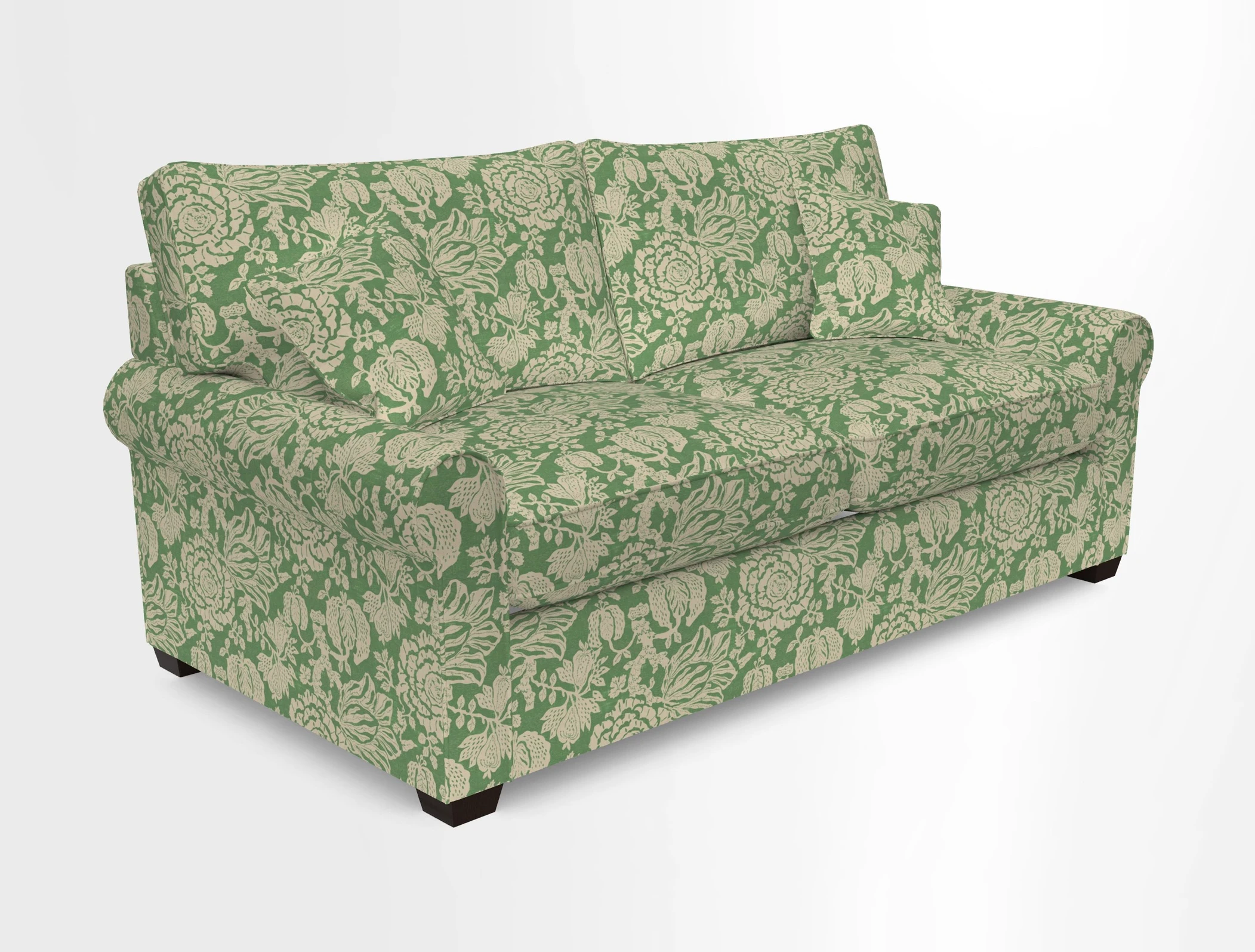 Bignor 3 Seater Sofa in V&A Drawn From Nature Oak Tree Gold