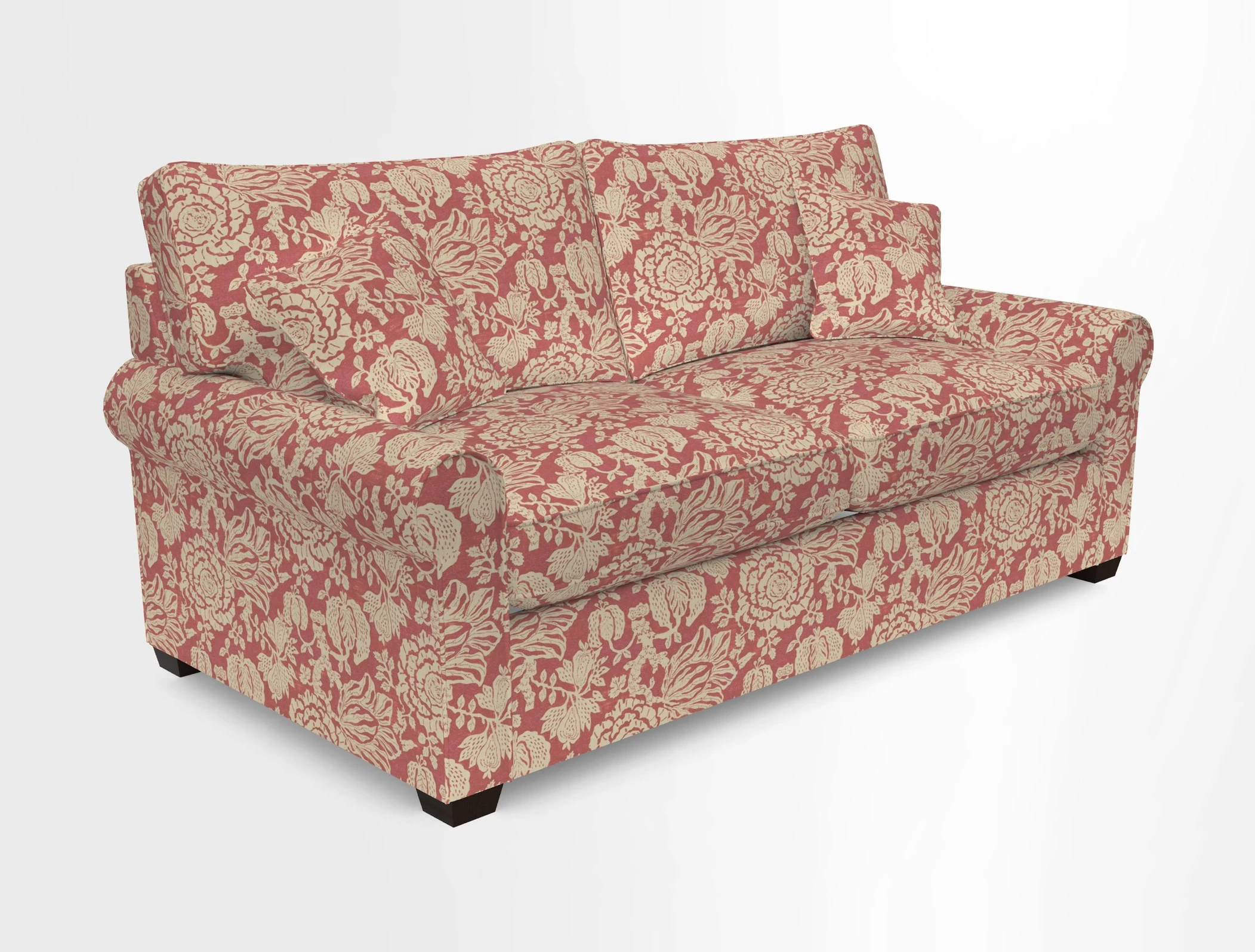 Bignor 3 Seater Sofa in V&A Drawn From Nature Oak Tree Gold