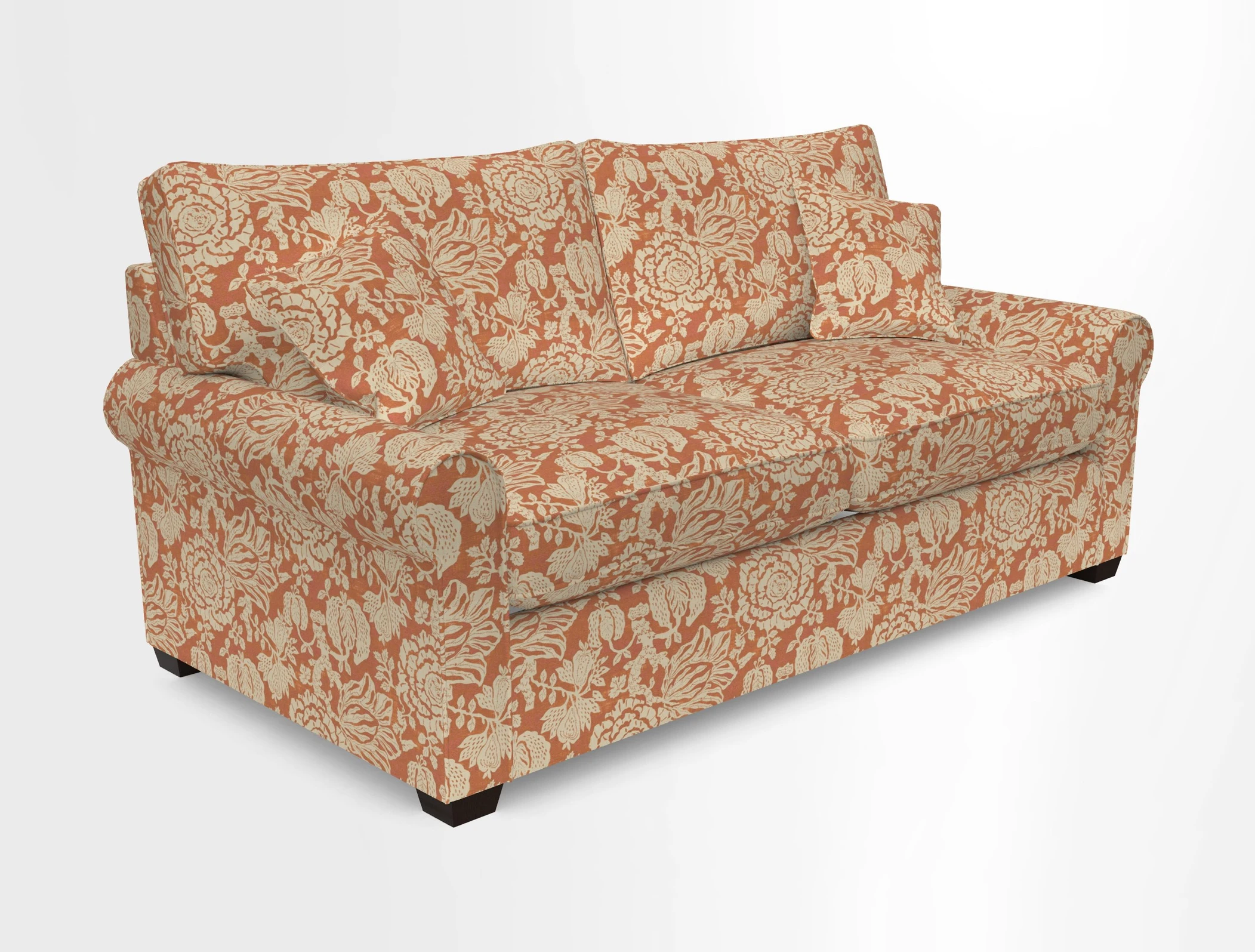 Bignor 3 Seater Sofa in V&A Drawn From Nature Oak Tree Gold
