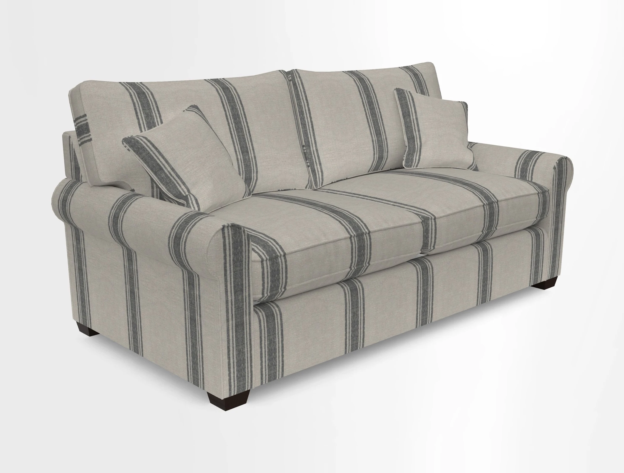 Bignor 3 Seater Sofa in V&A Drawn From Nature Oak Tree Gold