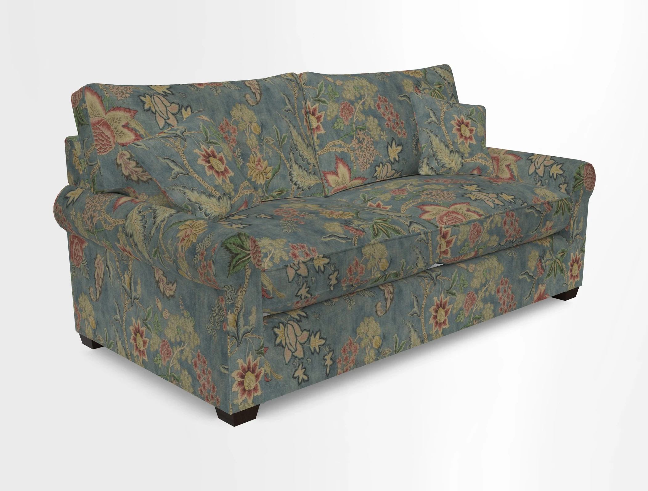 Bignor 3 Seater Sofa in V&A Drawn From Nature Oak Tree Gold