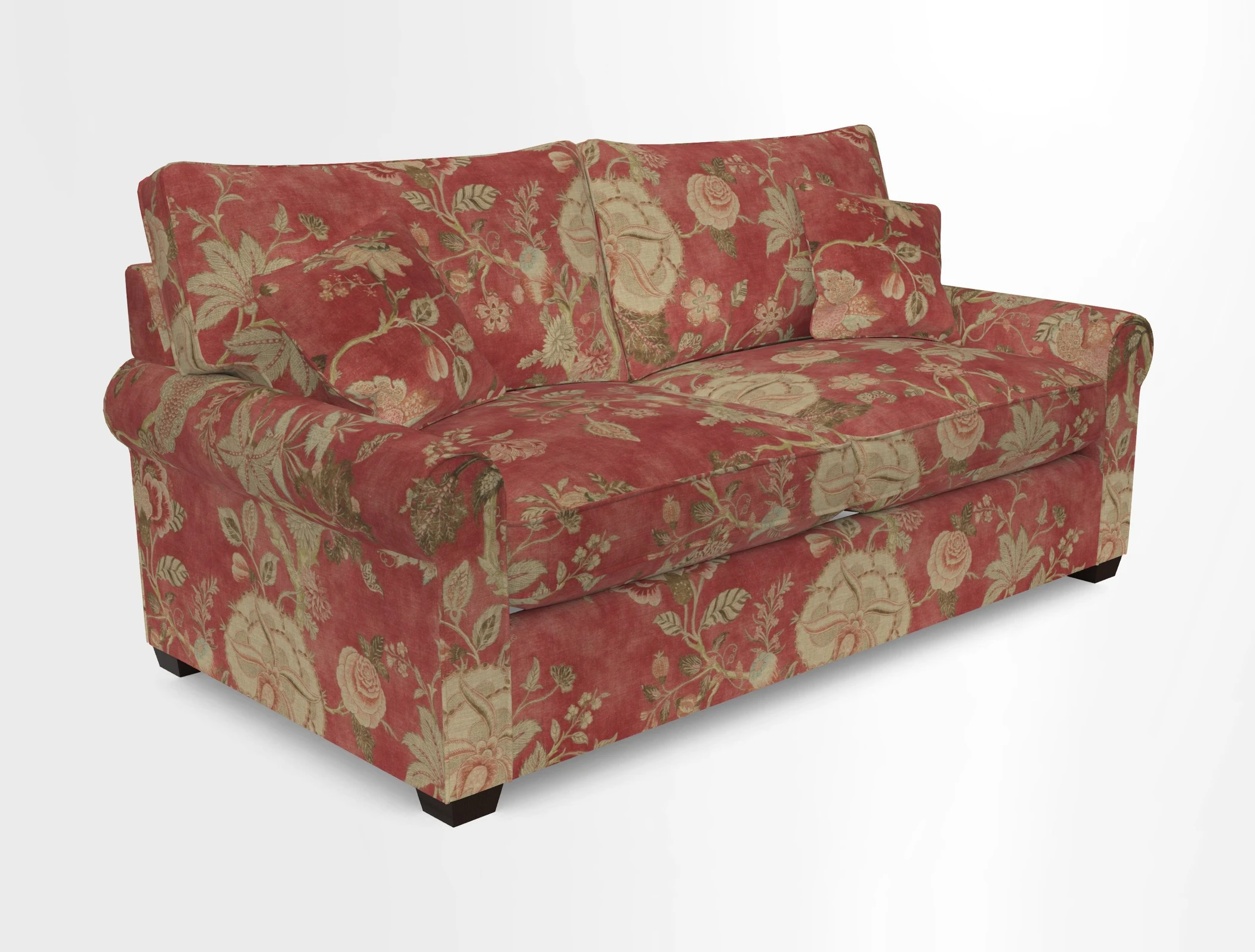 Bignor 3 Seater Sofa in V&A Drawn From Nature Oak Tree Gold