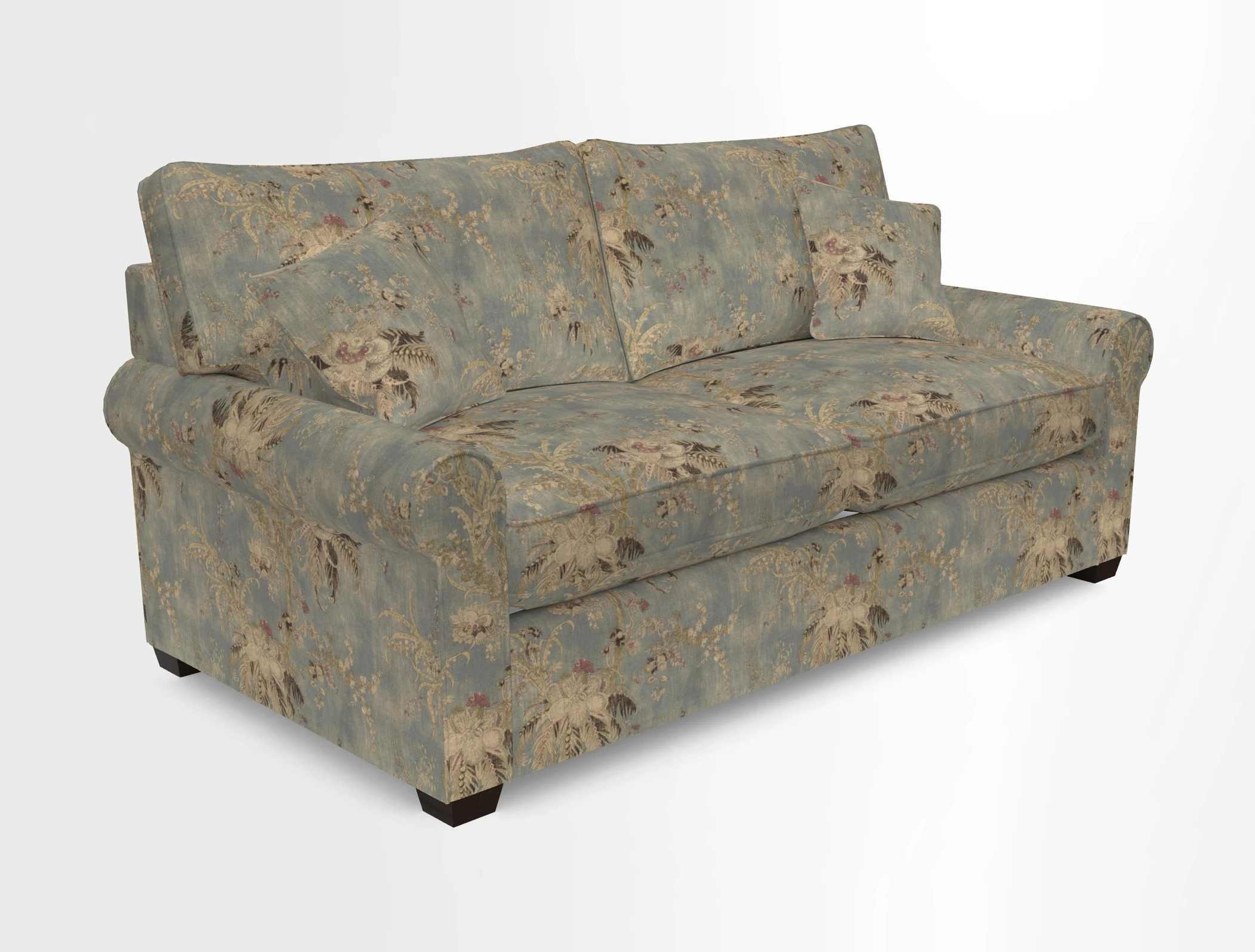 Bignor 3 Seater Sofa in V&A Drawn From Nature Oak Tree Gold