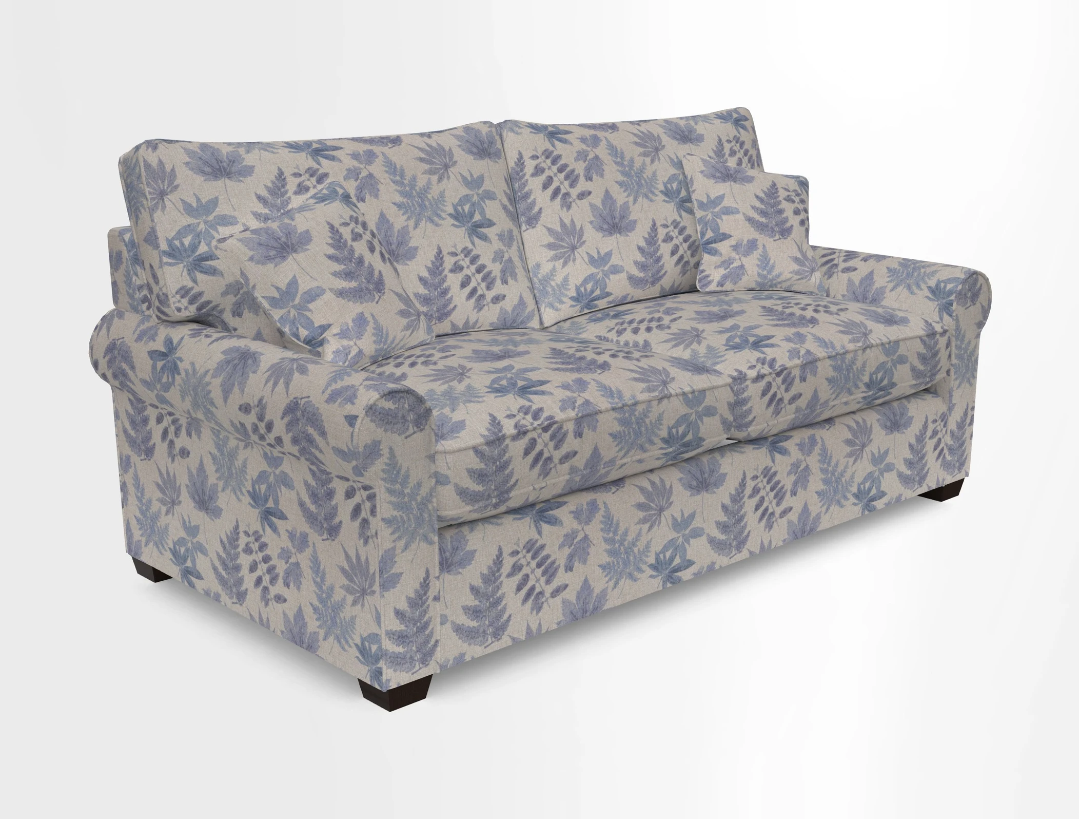 Bignor 3 Seater Sofa in V&A Drawn From Nature Oak Tree Gold