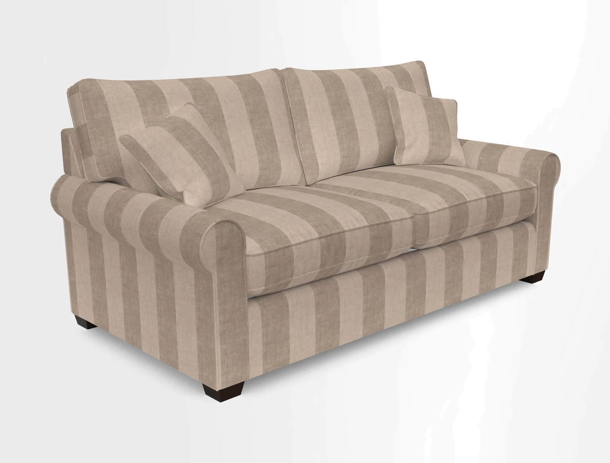 Bignor 3 Seater Sofa in V&A Drawn From Nature Oak Tree Gold