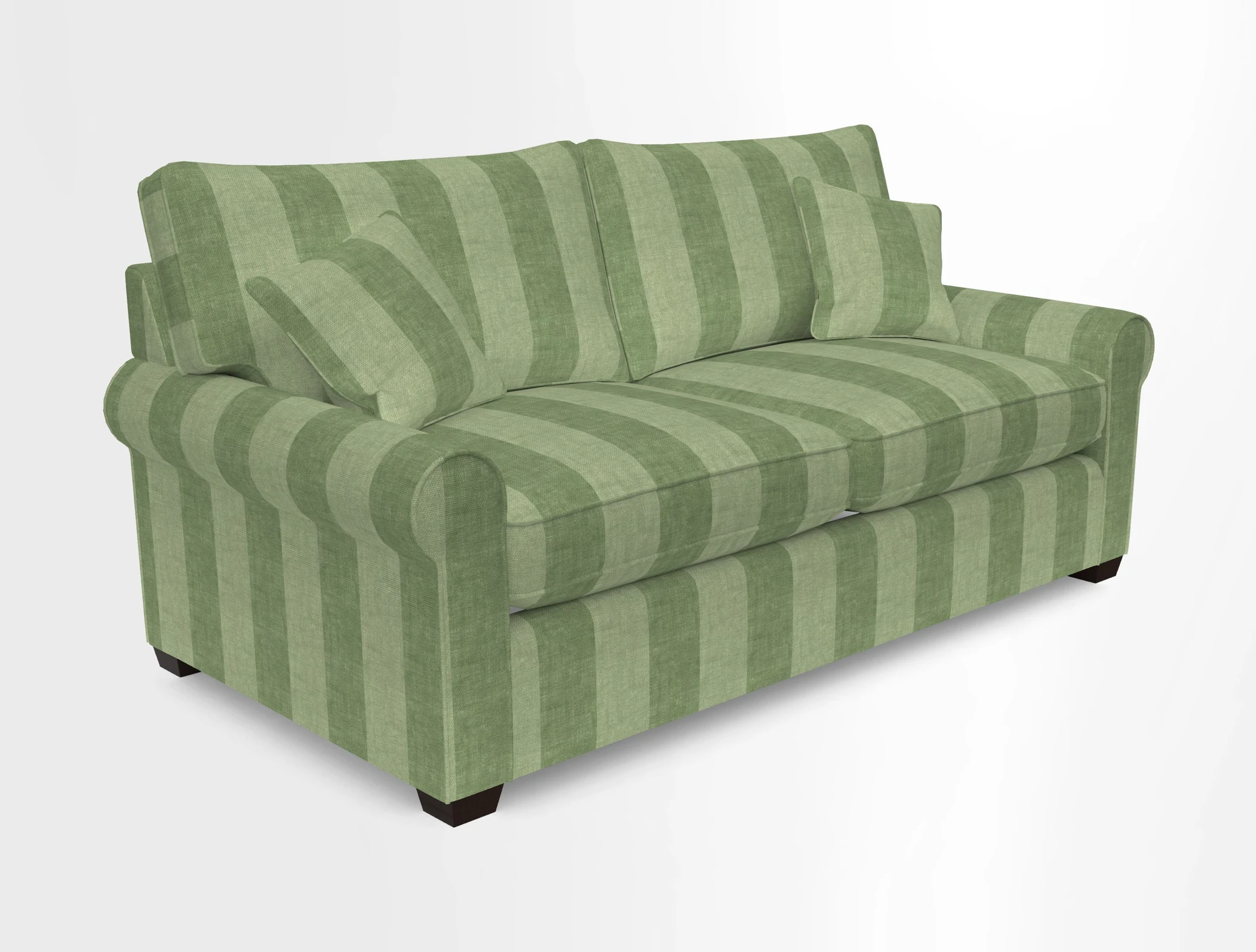 Bignor 3 Seater Sofa in V&A Drawn From Nature Oak Tree Gold
