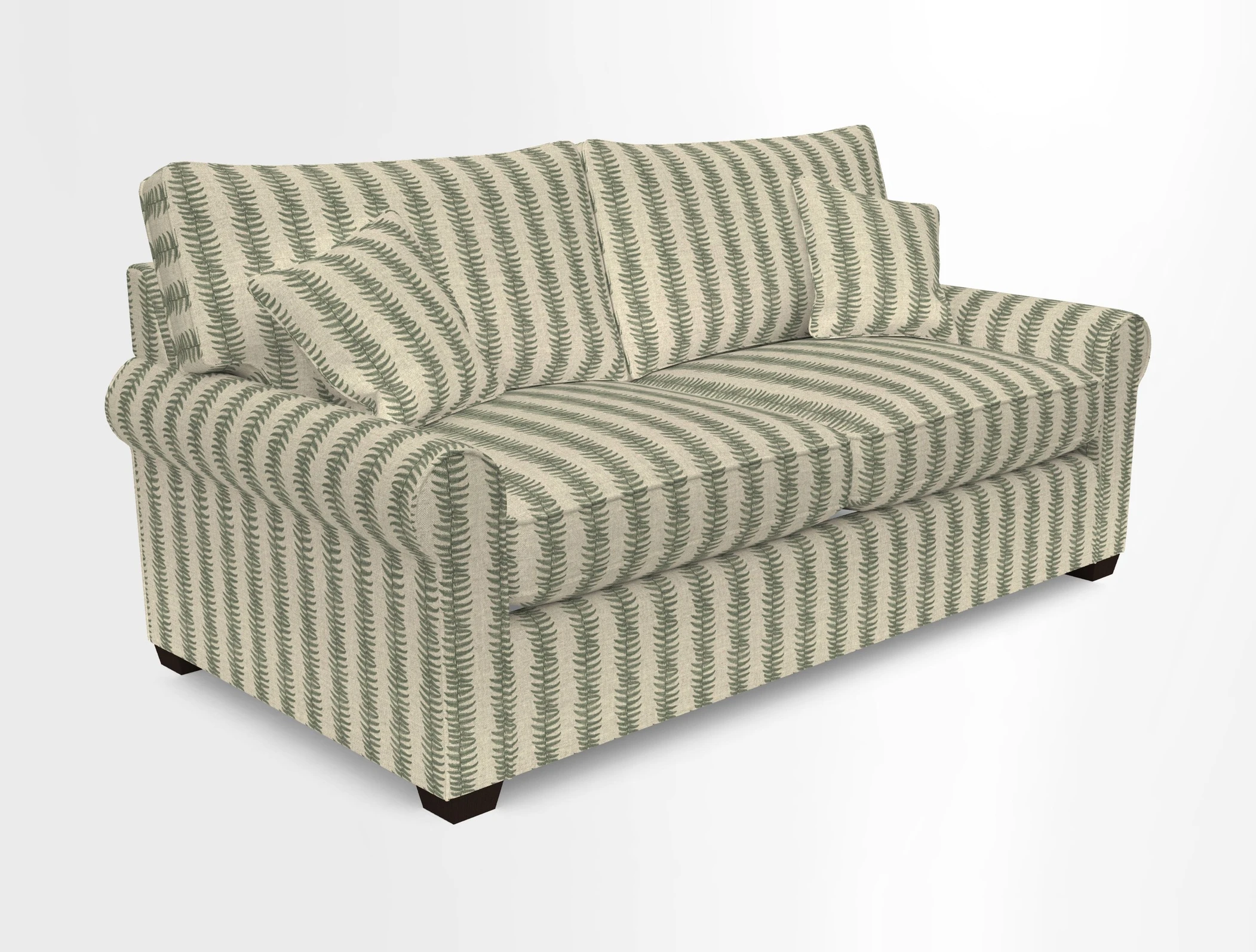 Bignor 3 Seater Sofa in V&A Drawn From Nature Oak Tree Gold