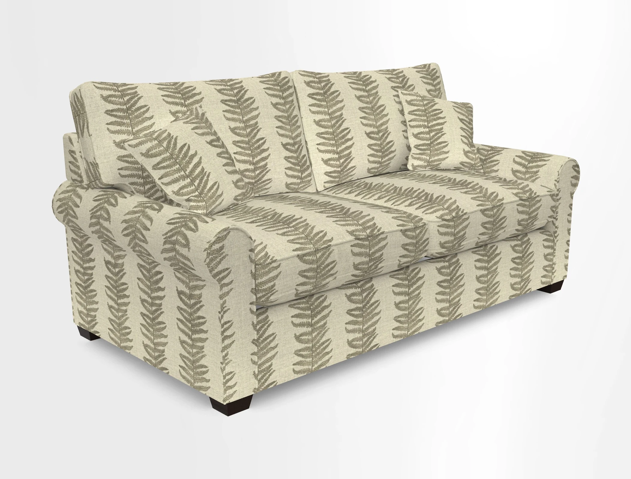 Bignor 3 Seater Sofa in V&A Drawn From Nature Oak Tree Gold