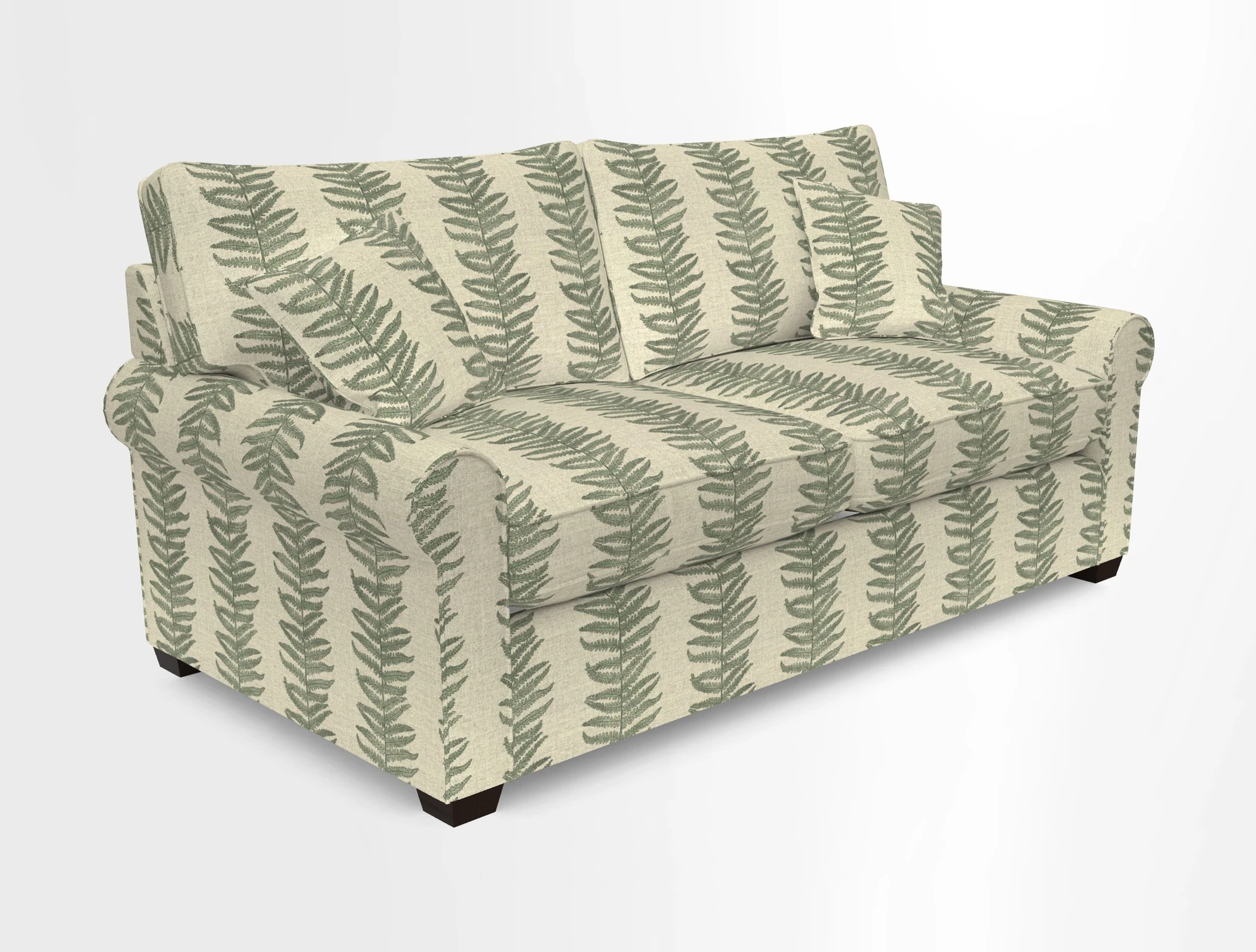 Bignor 3 Seater Sofa in V&A Drawn From Nature Oak Tree Gold
