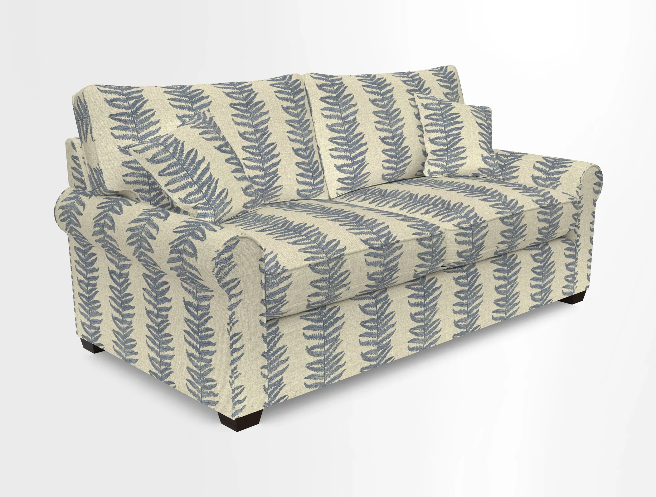 Bignor 3 Seater Sofa in V&A Drawn From Nature Oak Tree Gold