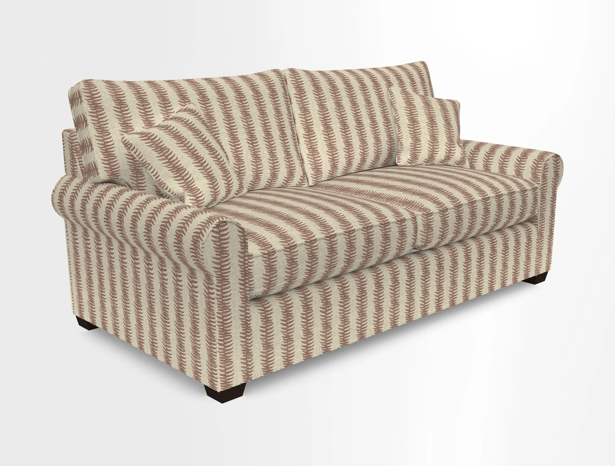 Bignor 3 Seater Sofa in V&A Drawn From Nature Oak Tree Gold