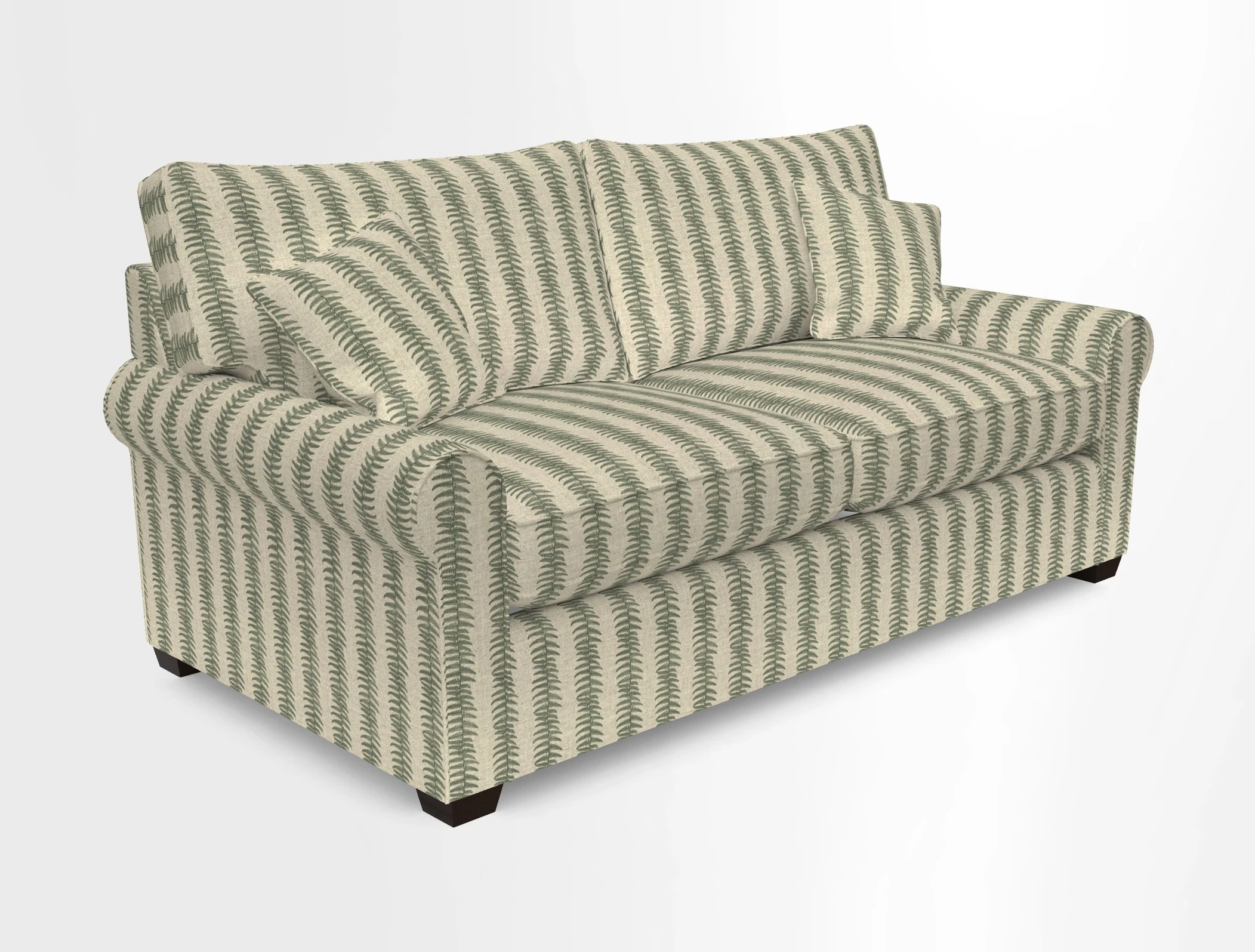 Bignor 3 Seater Sofa in V&A Drawn From Nature Oak Tree Gold