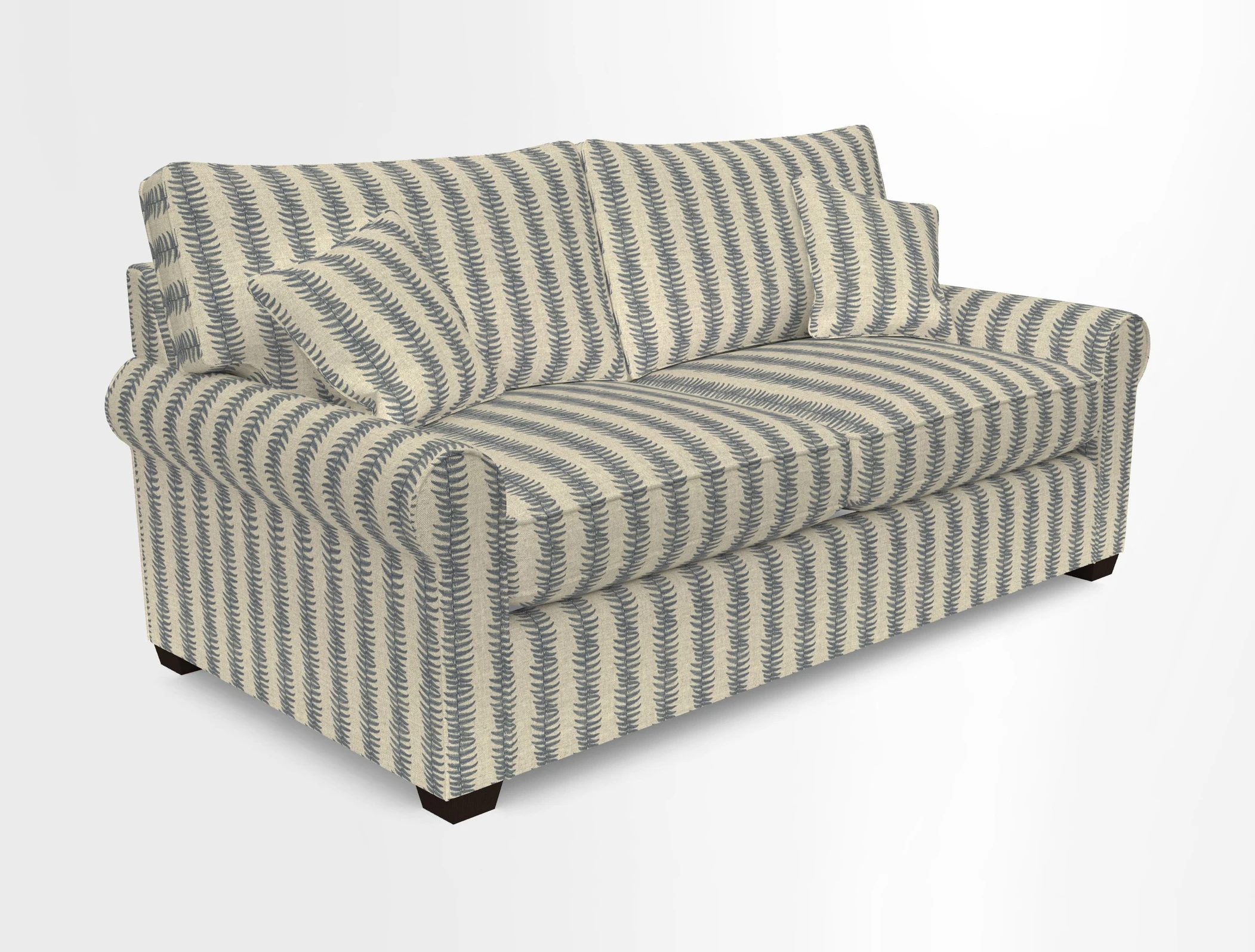 Bignor 3 Seater Sofa in V&A Drawn From Nature Oak Tree Gold