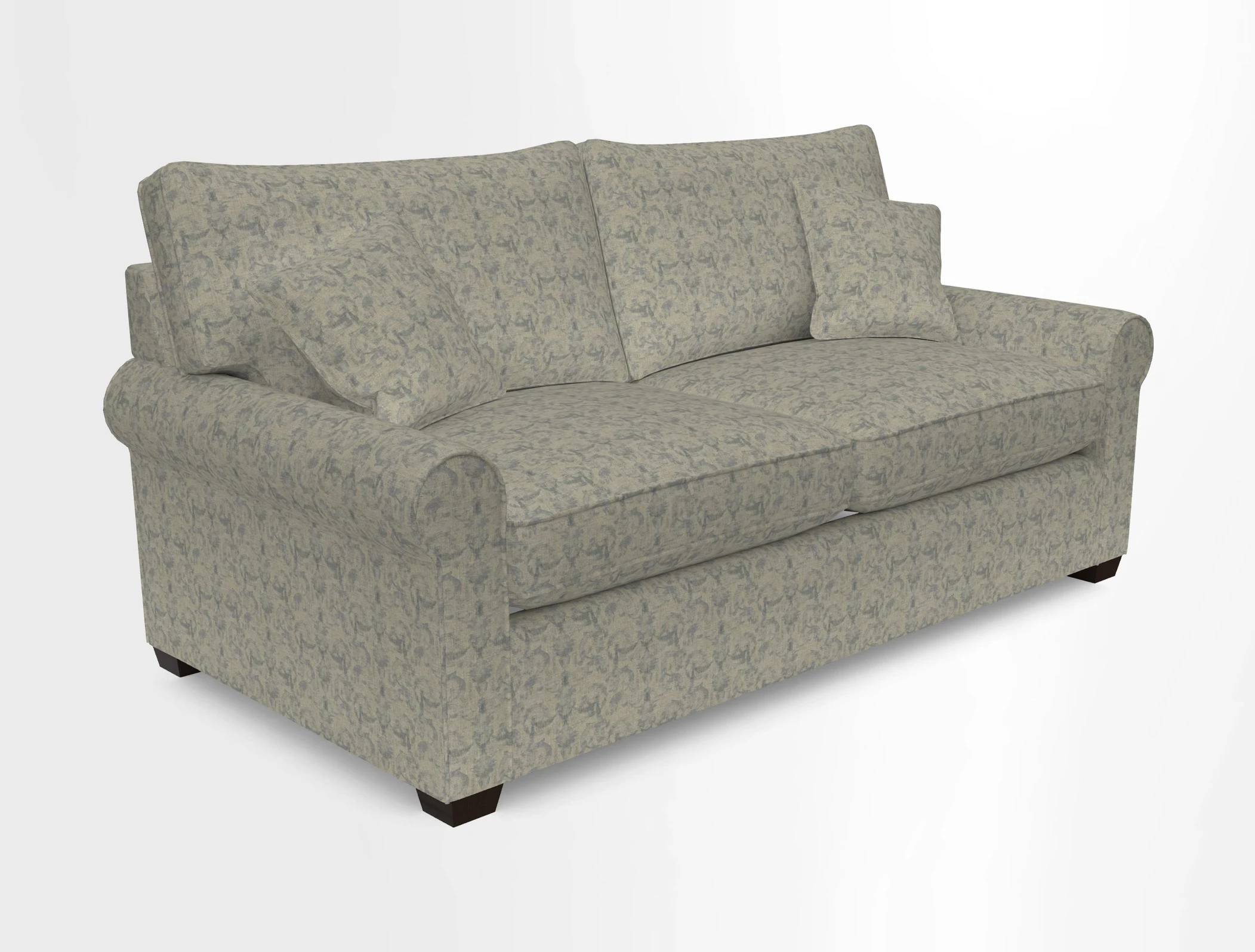 Bignor 3 Seater Sofa in V&A Drawn From Nature Oak Tree Gold