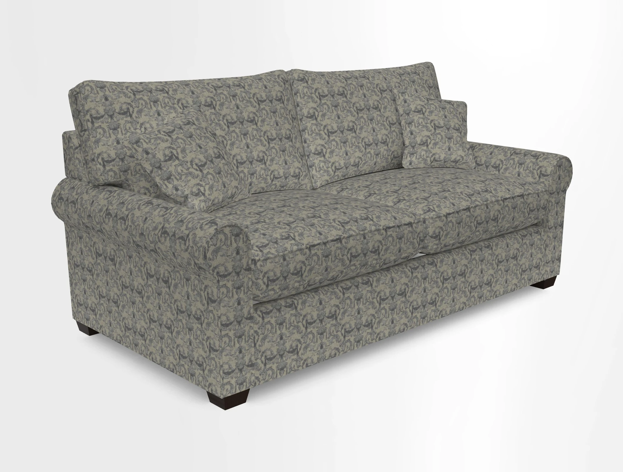 Bignor 3 Seater Sofa in V&A Drawn From Nature Oak Tree Gold