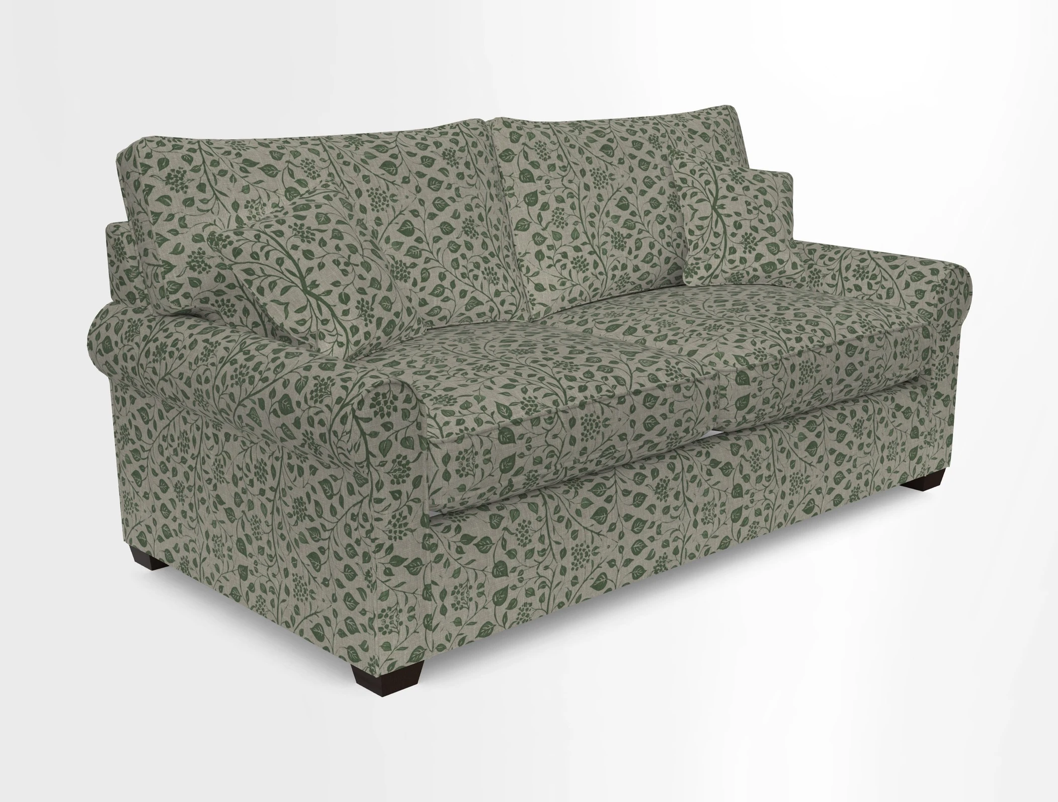 Bignor 3 Seater Sofa in V&A Drawn From Nature Oak Tree Gold