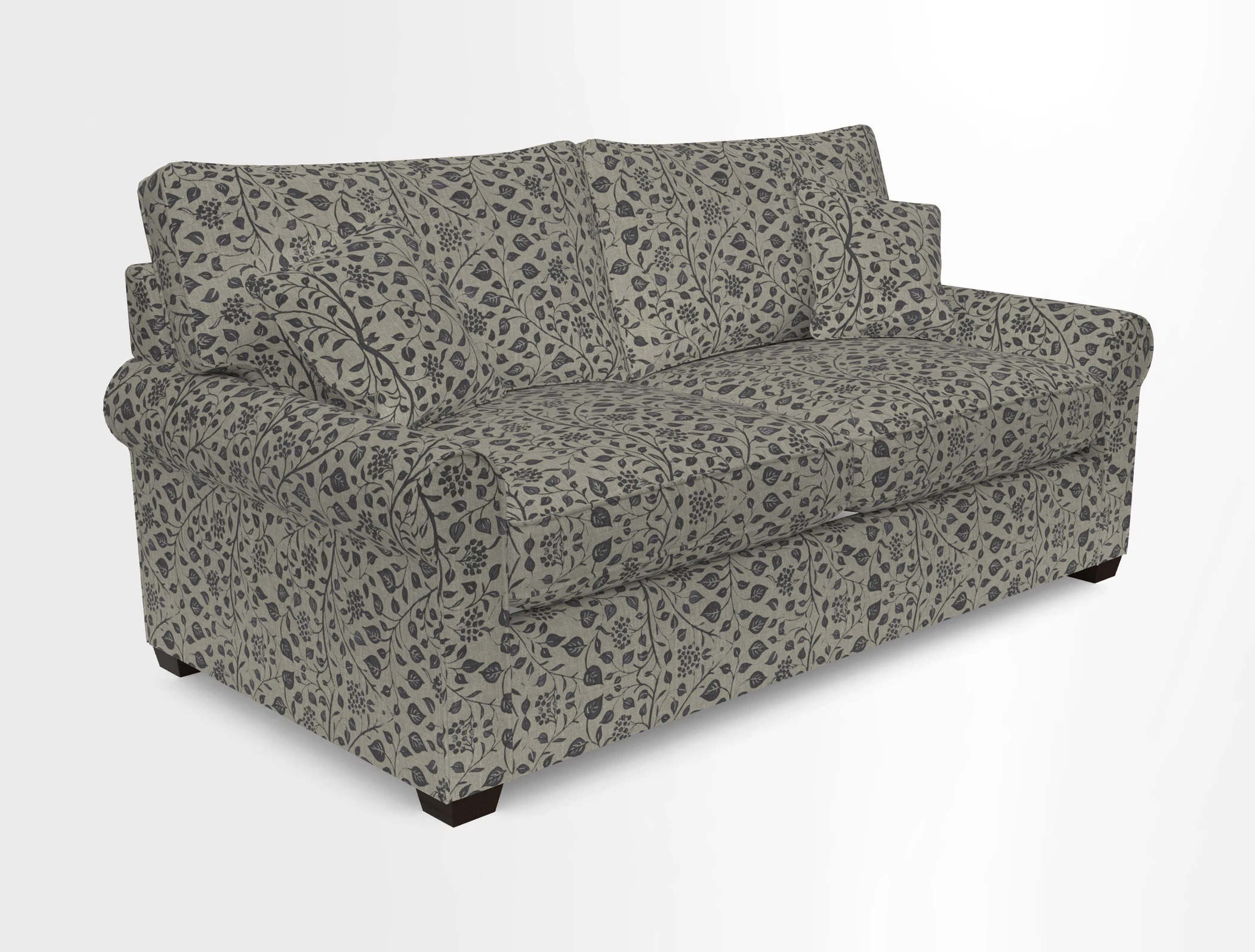 Bignor 3 Seater Sofa in V&A Drawn From Nature Oak Tree Gold