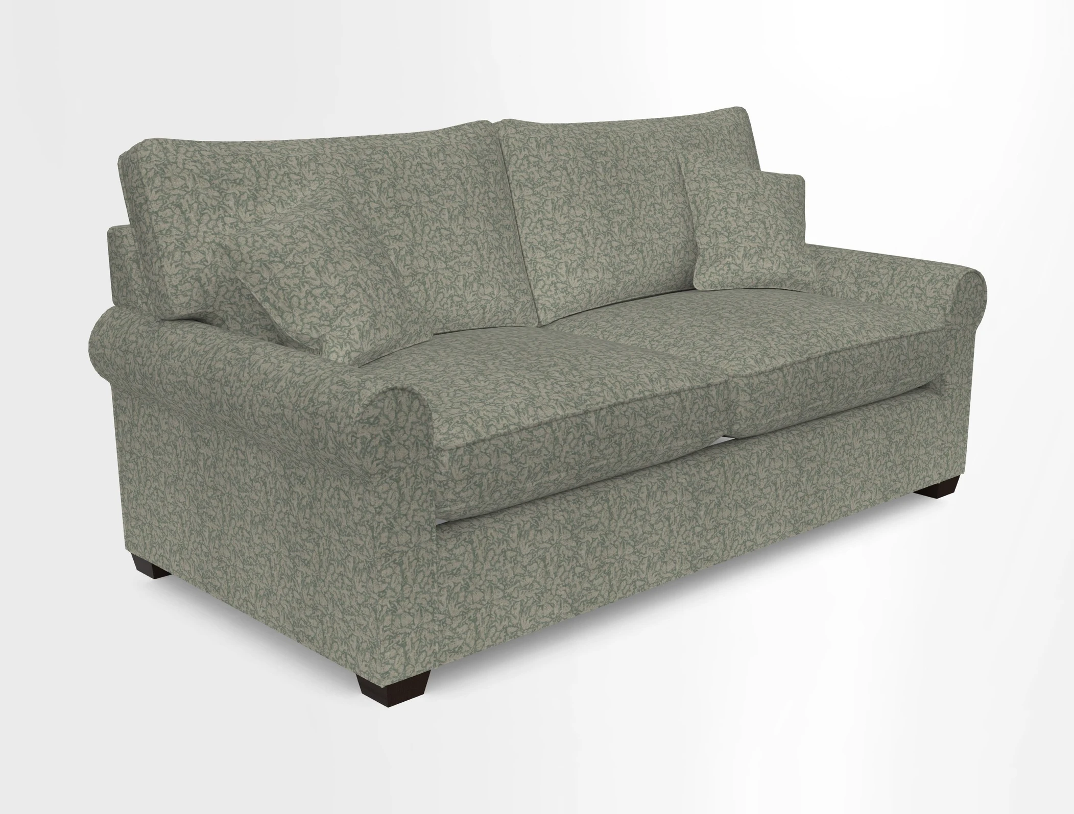 Bignor 3 Seater Sofa in V&A Drawn From Nature Oak Tree Gold