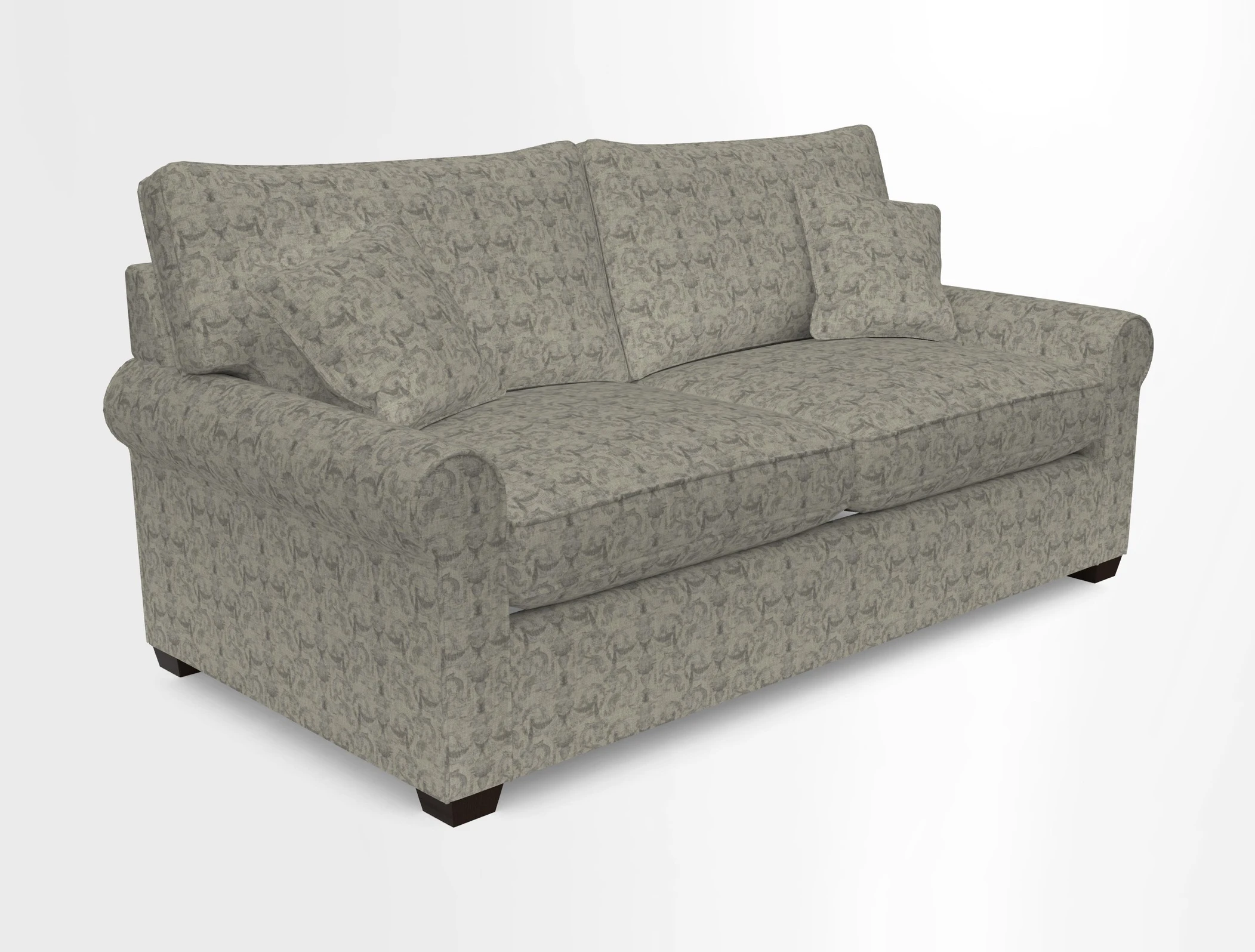 Bignor 3 Seater Sofa in V&A Drawn From Nature Oak Tree Gold