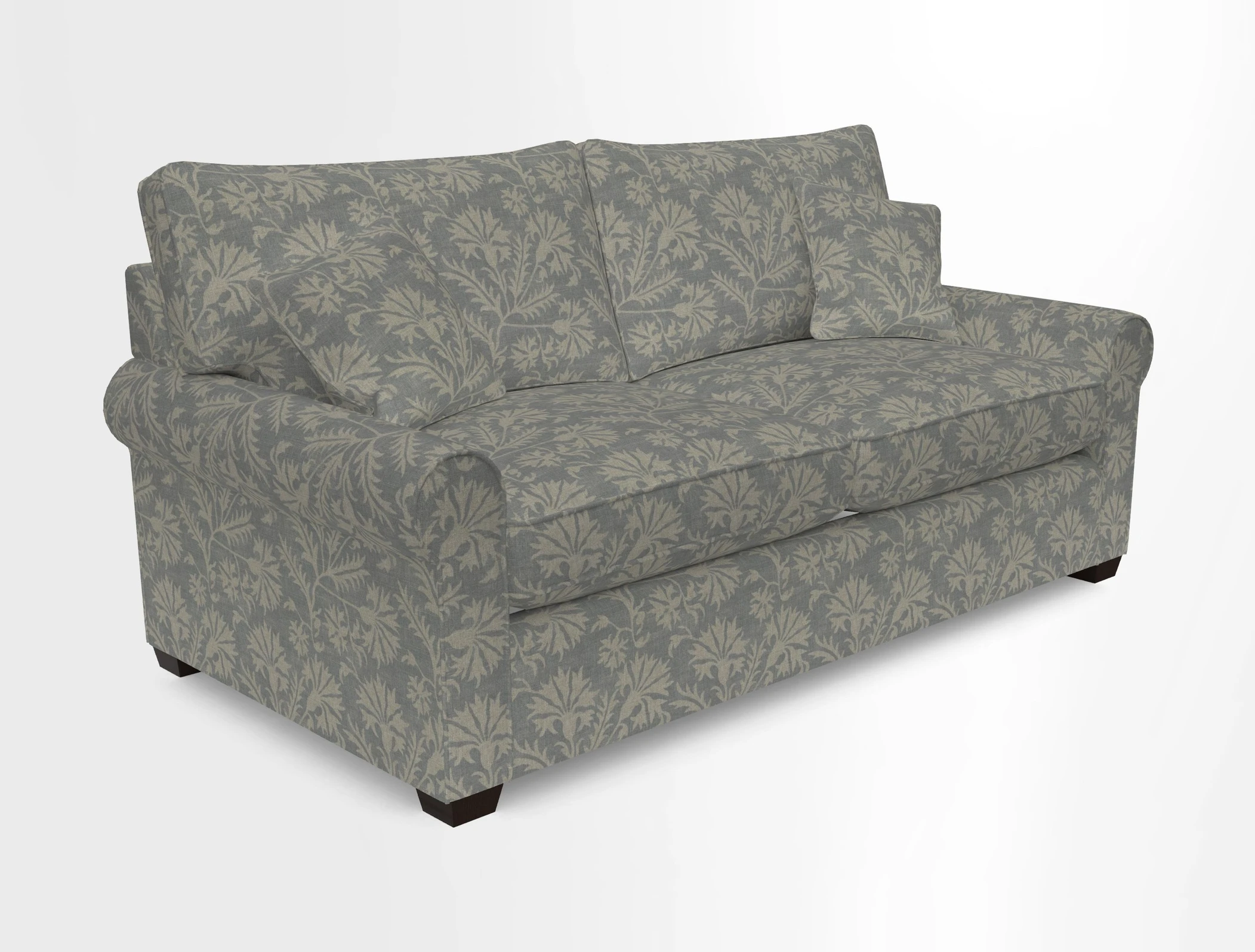 Bignor 3 Seater Sofa in V&A Drawn From Nature Oak Tree Gold
