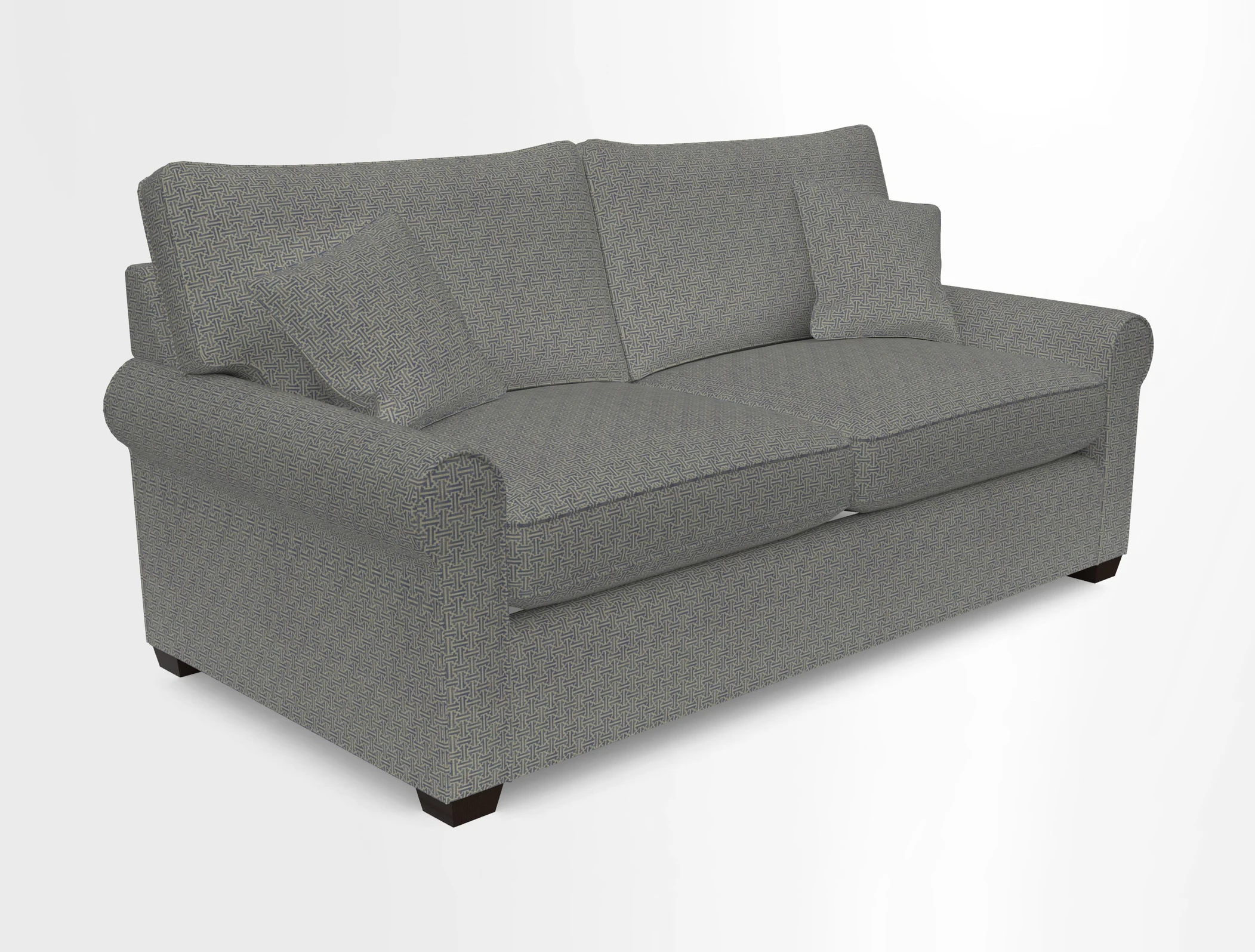 Bignor 3 Seater Sofa in V&A Drawn From Nature Oak Tree Gold