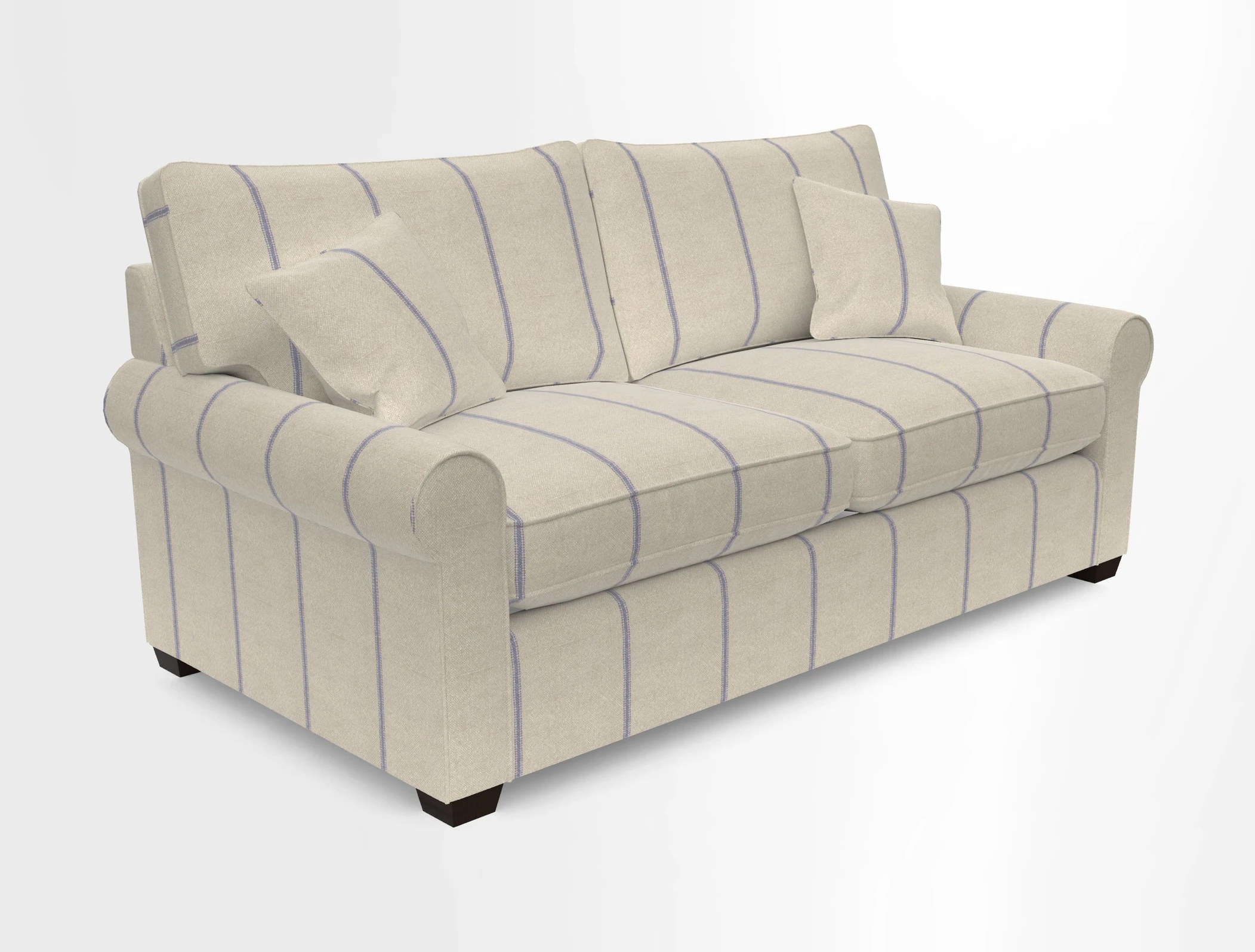 Bignor 3 Seater Sofa in V&A Drawn From Nature Oak Tree Gold