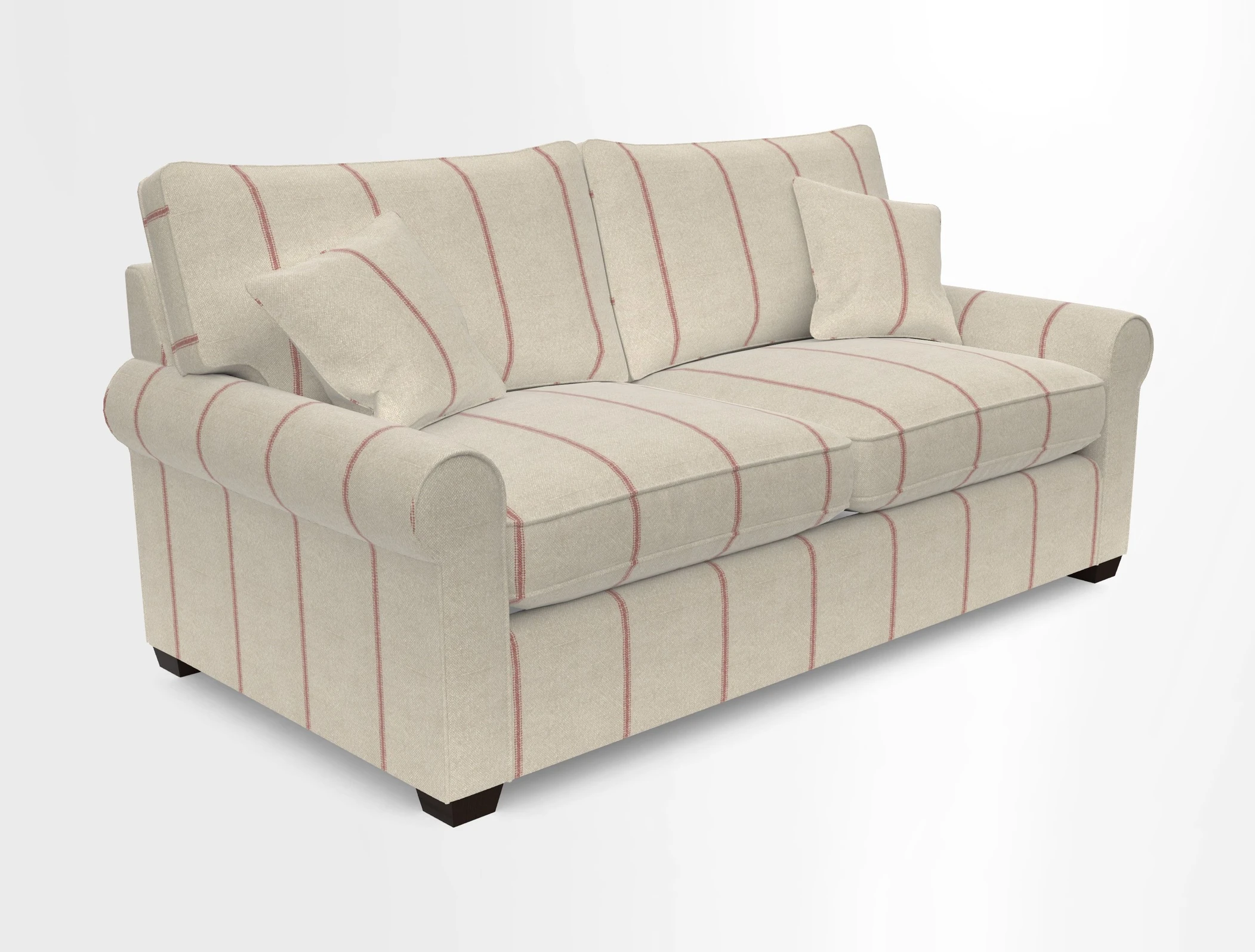 Bignor 3 Seater Sofa in V&A Drawn From Nature Oak Tree Gold