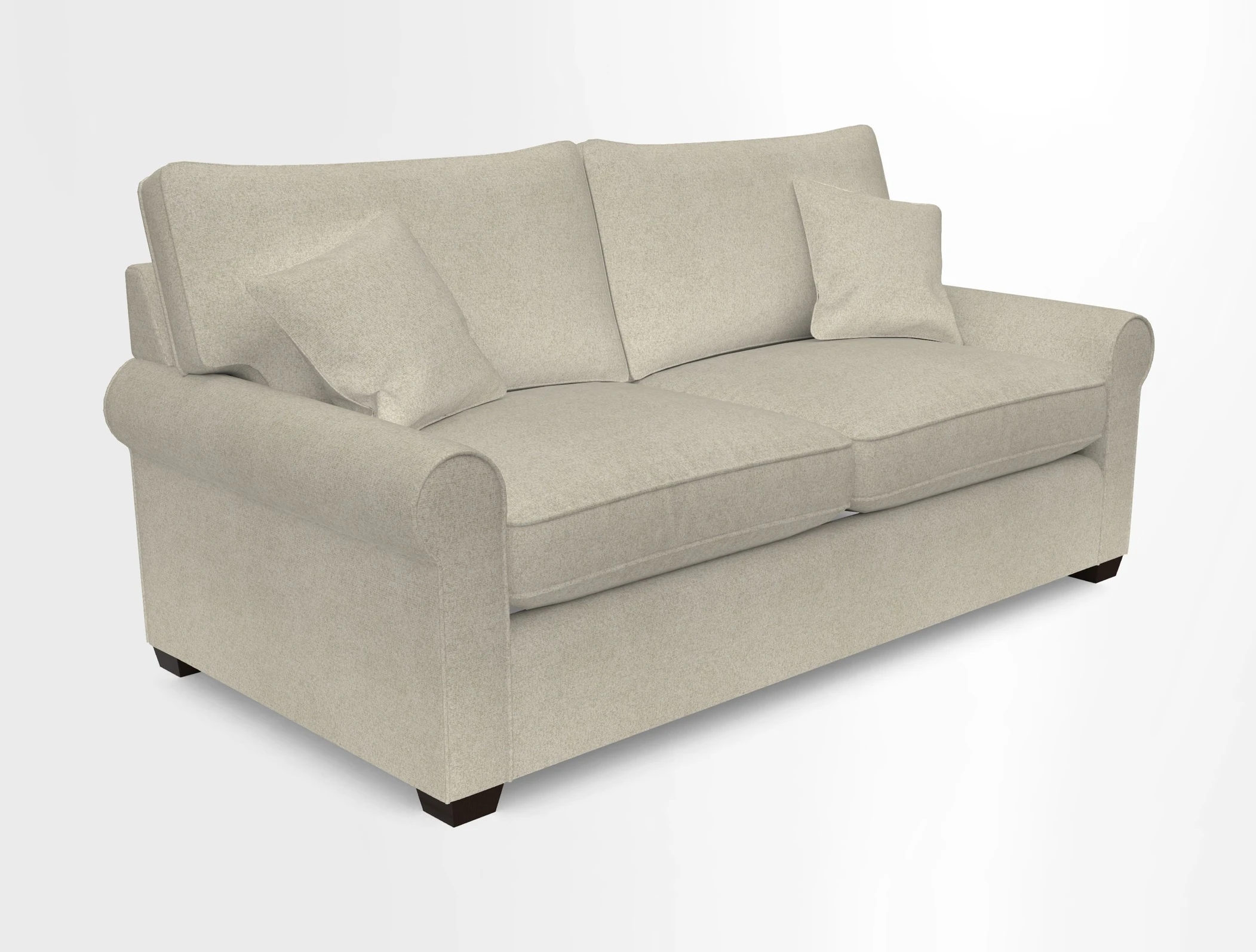 Bignor 3 Seater Sofa in V&A Drawn From Nature Oak Tree Gold