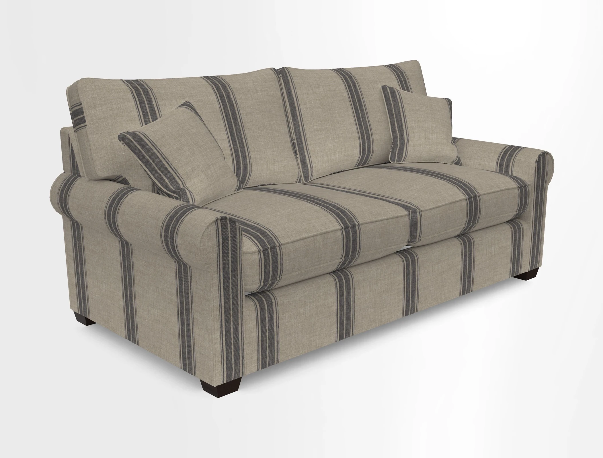 Bignor 3 Seater Sofa in V&A Drawn From Nature Oak Tree Gold