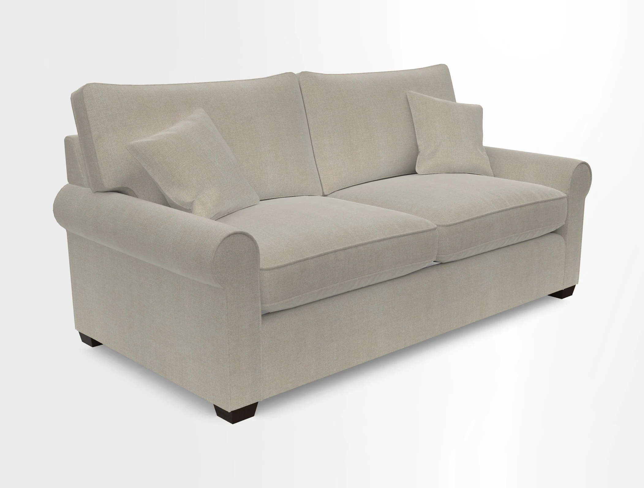 Bignor 3 Seater Sofa in V&A Drawn From Nature Oak Tree Gold