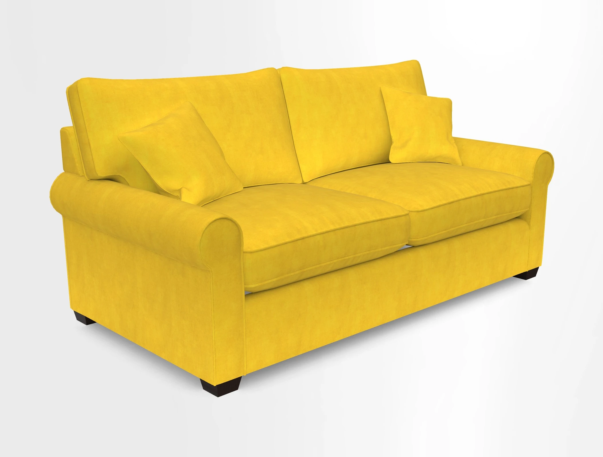 Bignor 3 Seater Sofa in V&A Drawn From Nature Oak Tree Gold