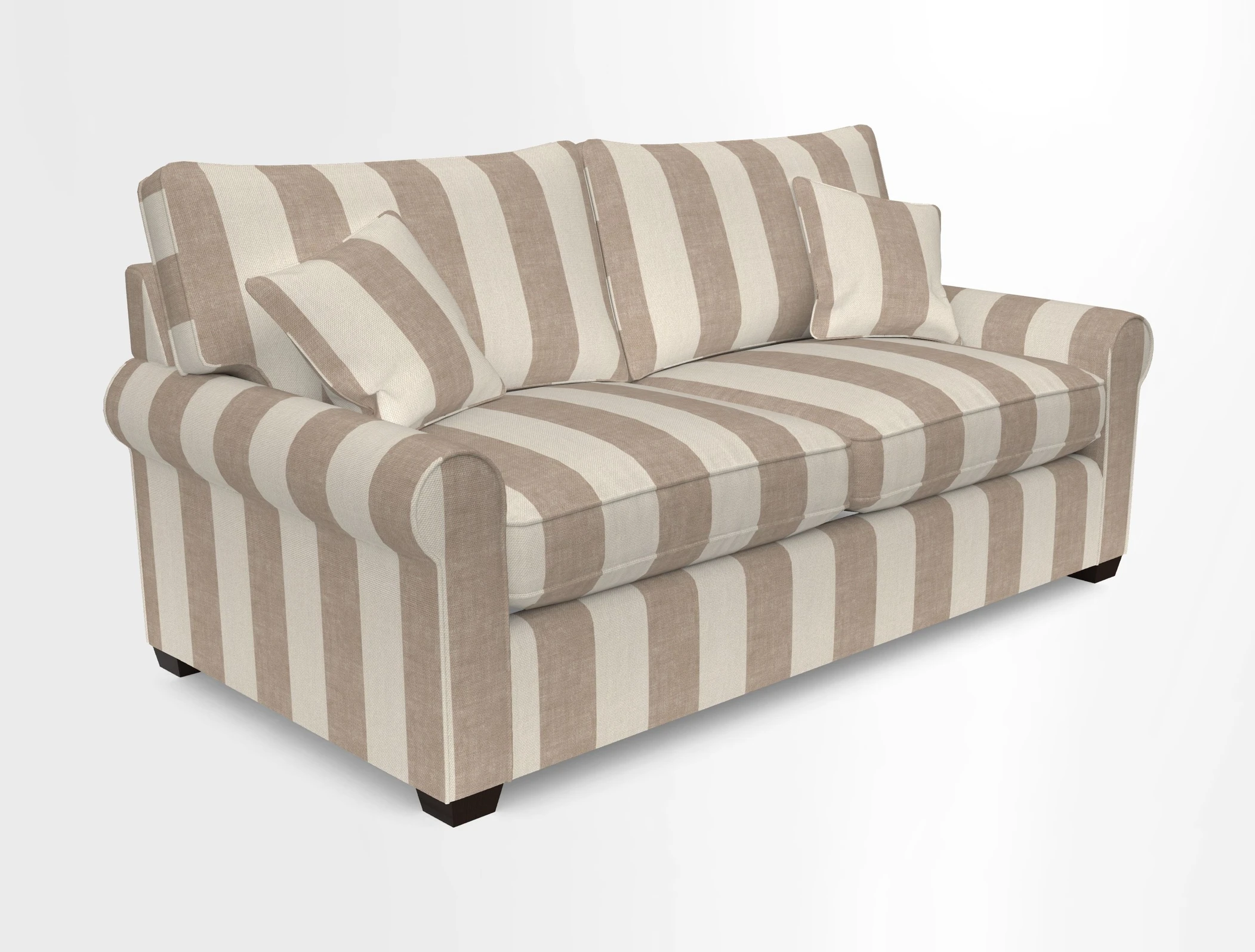 Bignor 3 Seater Sofa in V&A Drawn From Nature Oak Tree Gold