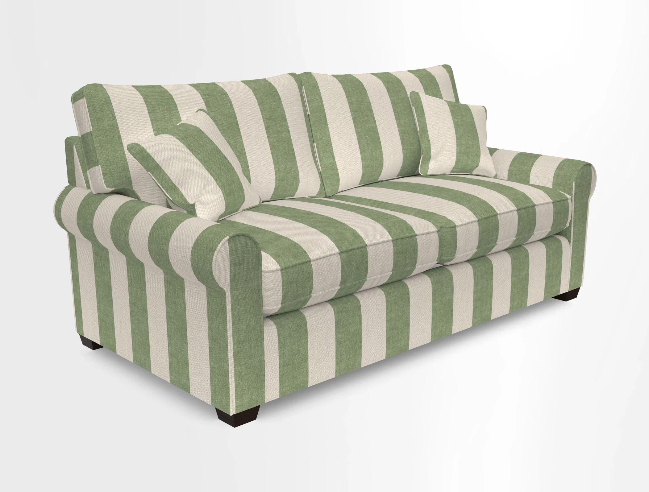 Bignor 3 Seater Sofa in V&A Drawn From Nature Oak Tree Gold