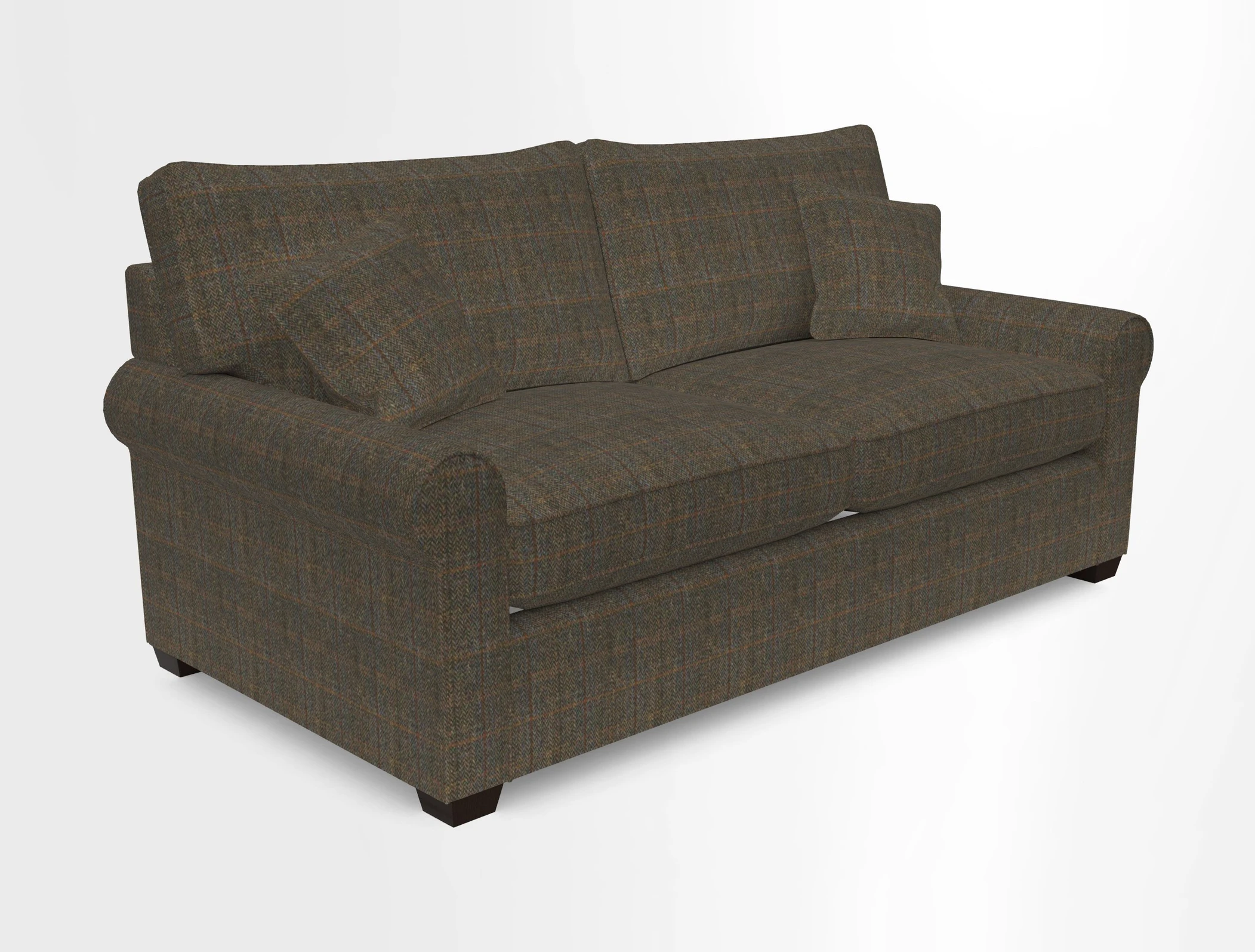 Bignor 3 Seater Sofa in V&A Drawn From Nature Oak Tree Gold