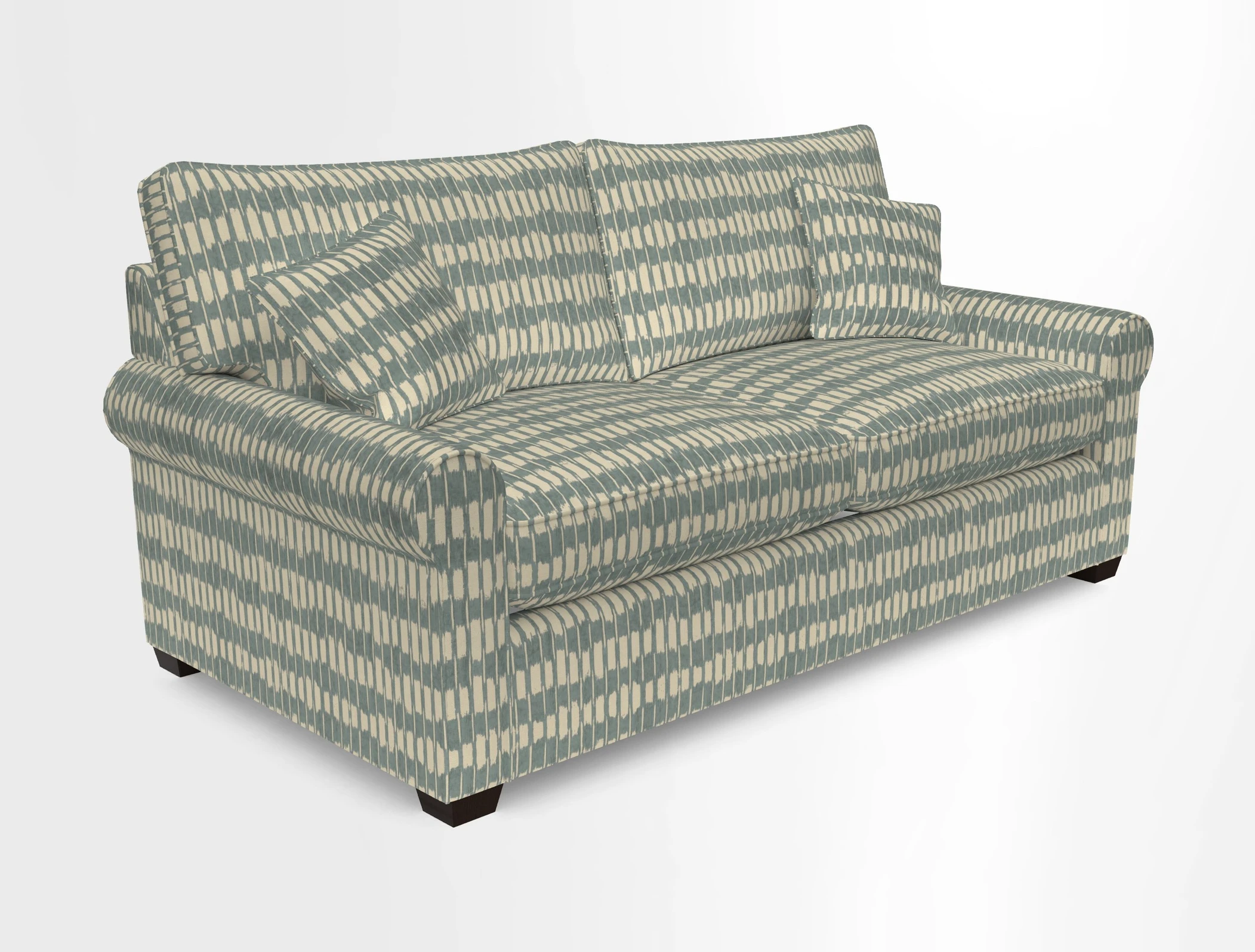 Bignor 3 Seater Sofa in V&A Drawn From Nature Oak Tree Gold