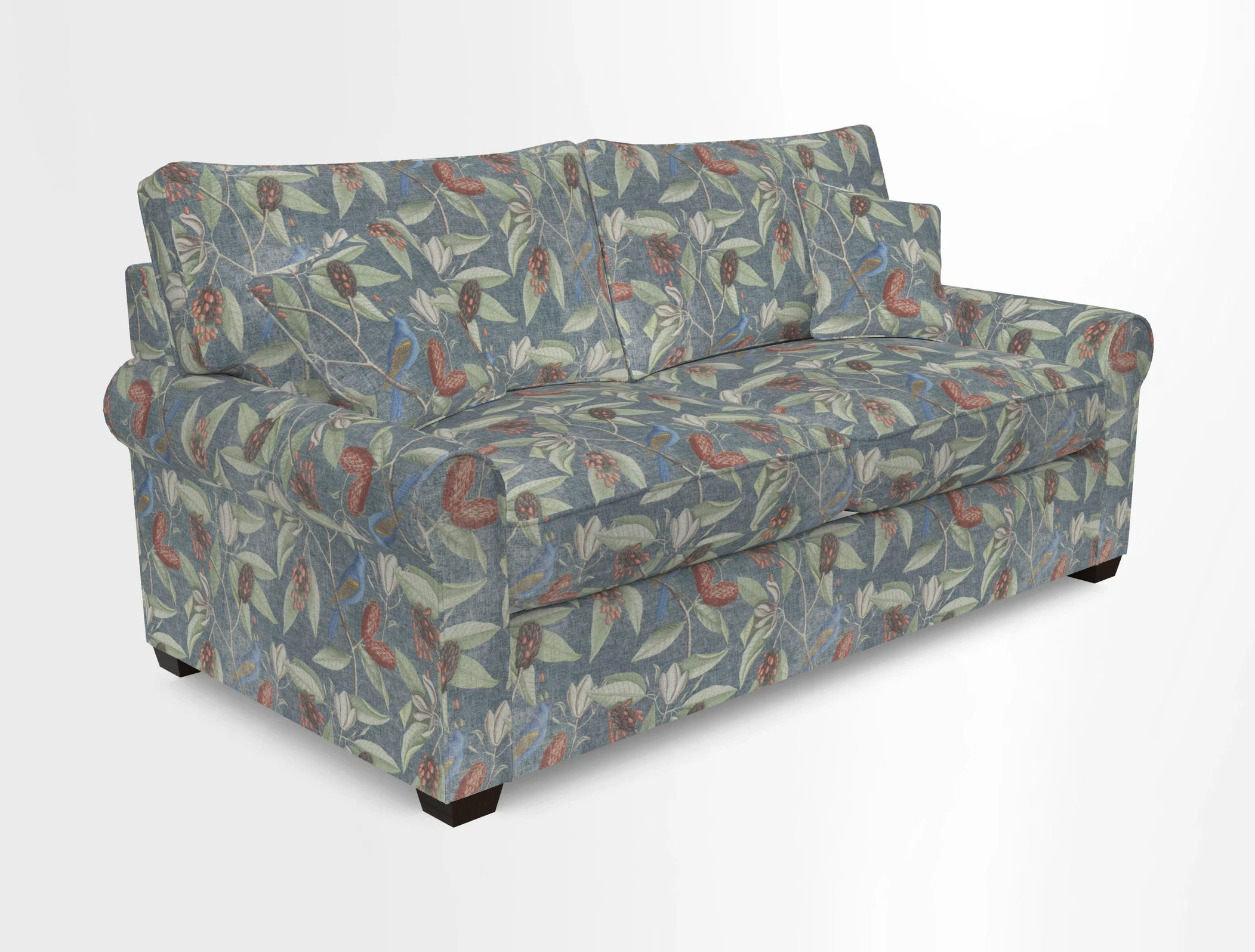 Bignor 3 Seater Sofa in V&A Drawn From Nature Oak Tree Gold