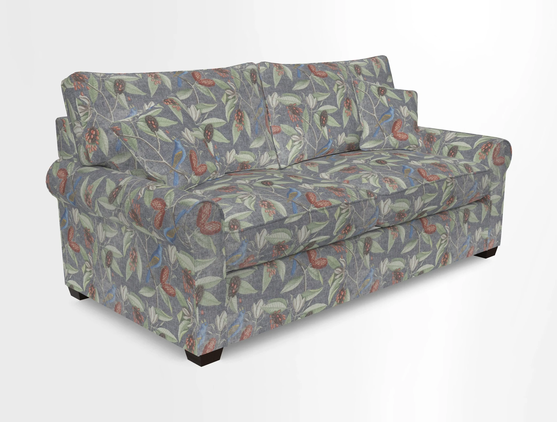 Bignor 3 Seater Sofa in V&A Drawn From Nature Oak Tree Gold