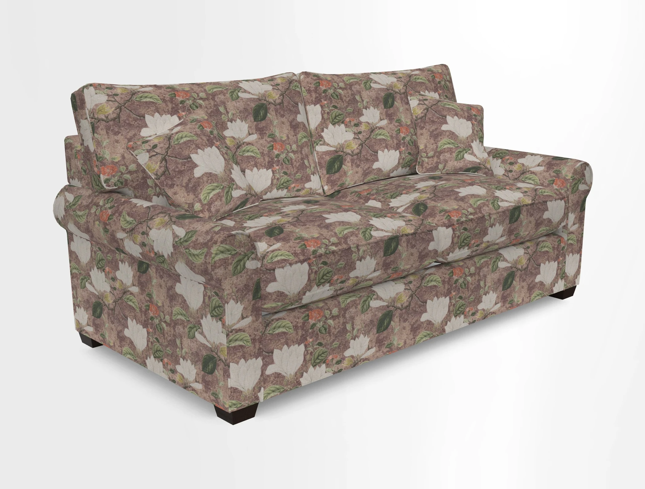 Bignor 3 Seater Sofa in V&A Drawn From Nature Oak Tree Gold