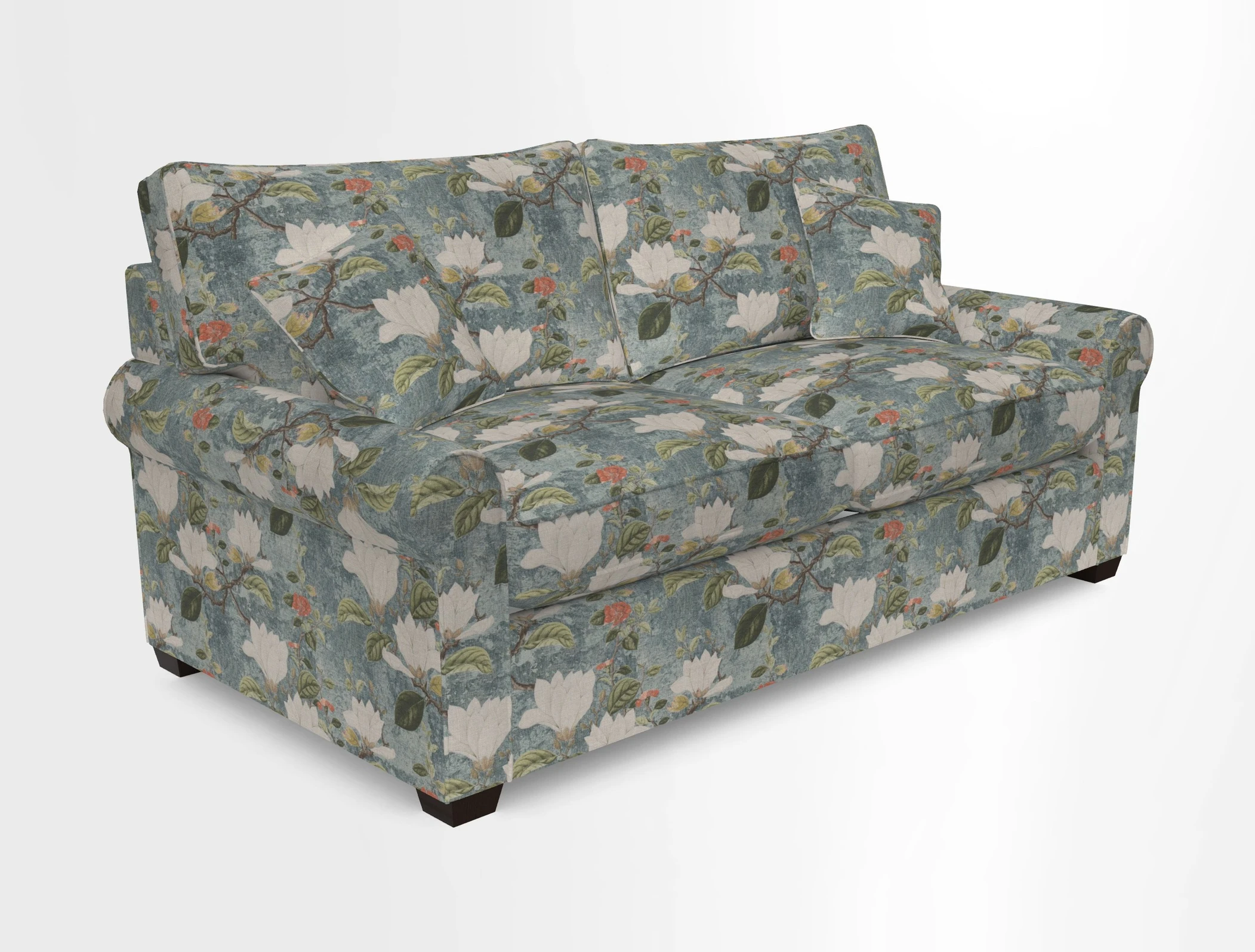 Bignor 3 Seater Sofa in V&A Drawn From Nature Oak Tree Gold