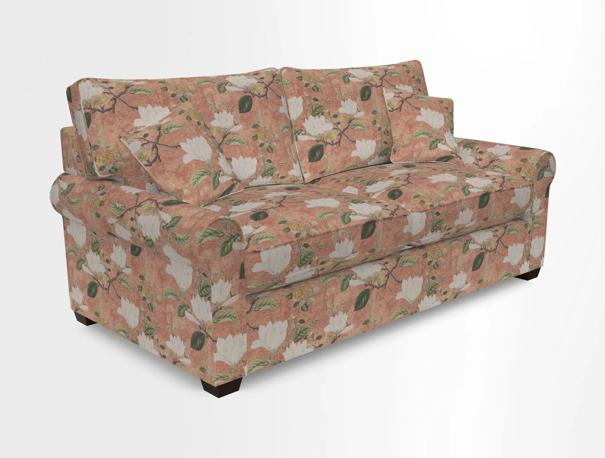 Bignor 3 Seater Sofa in V&A Drawn From Nature Oak Tree Gold
