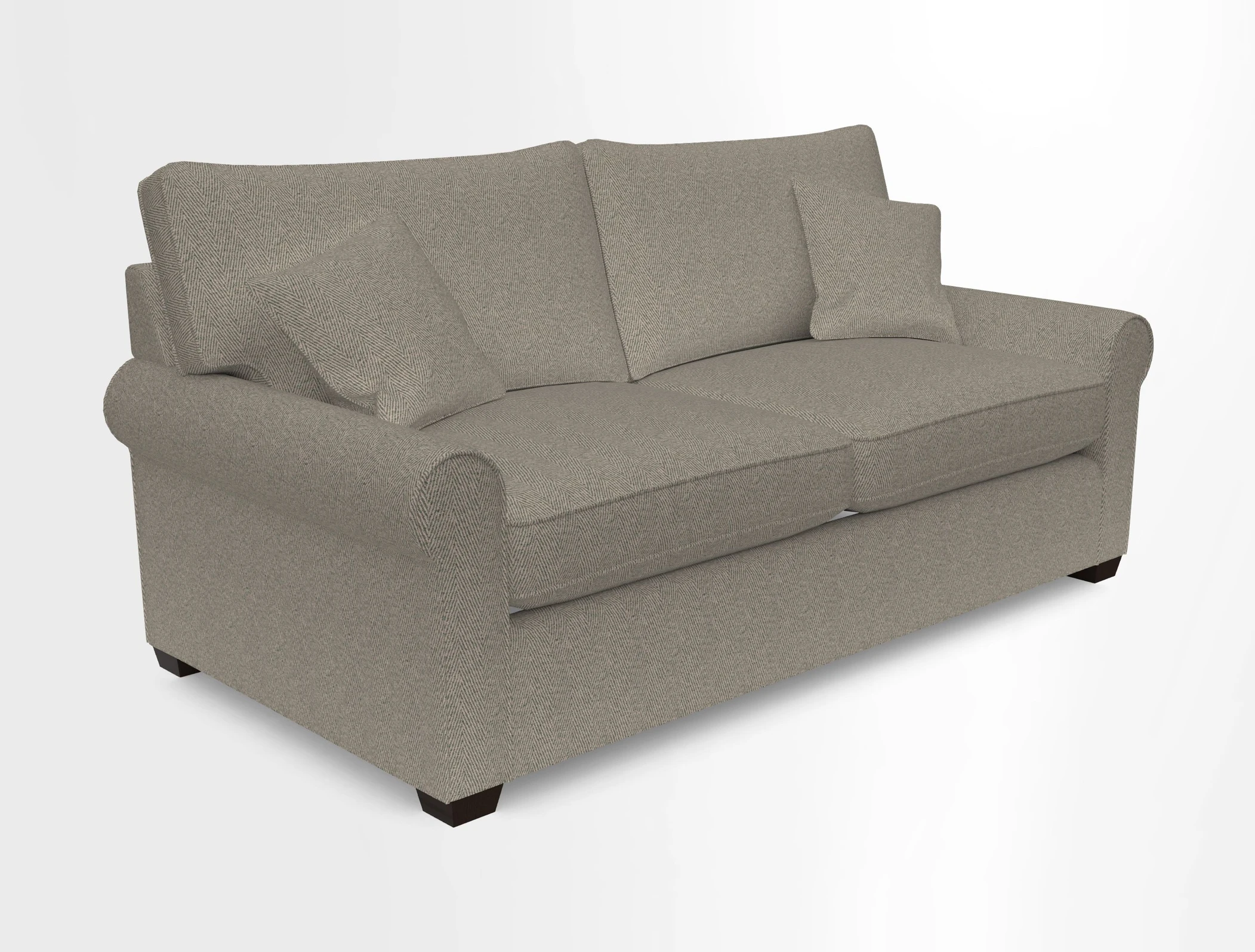 Bignor 3 Seater Sofa in V&A Drawn From Nature Oak Tree Gold