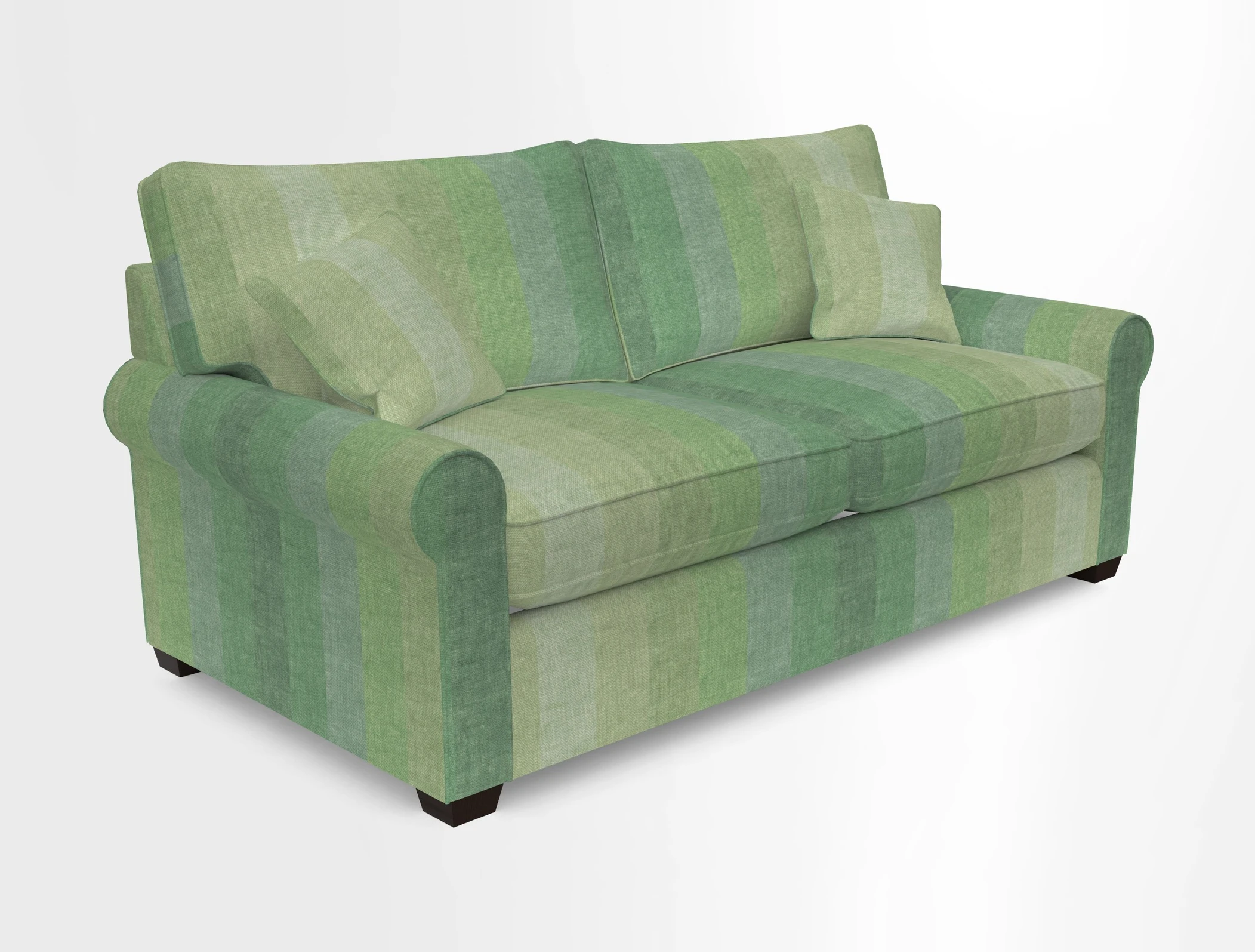 Bignor 3 Seater Sofa in V&A Drawn From Nature Oak Tree Gold