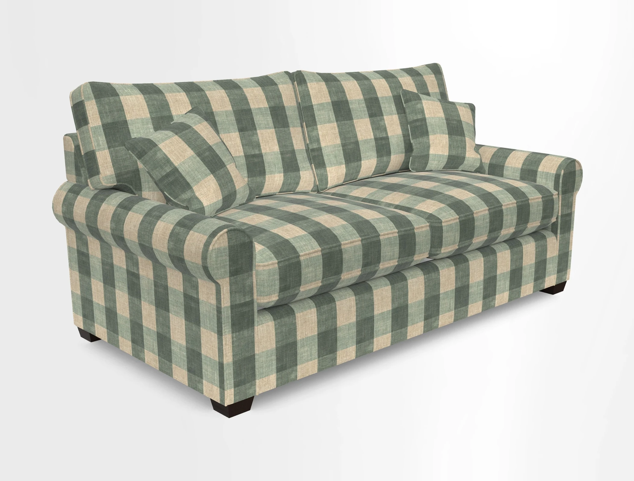 Bignor 3 Seater Sofa in V&A Drawn From Nature Oak Tree Gold
