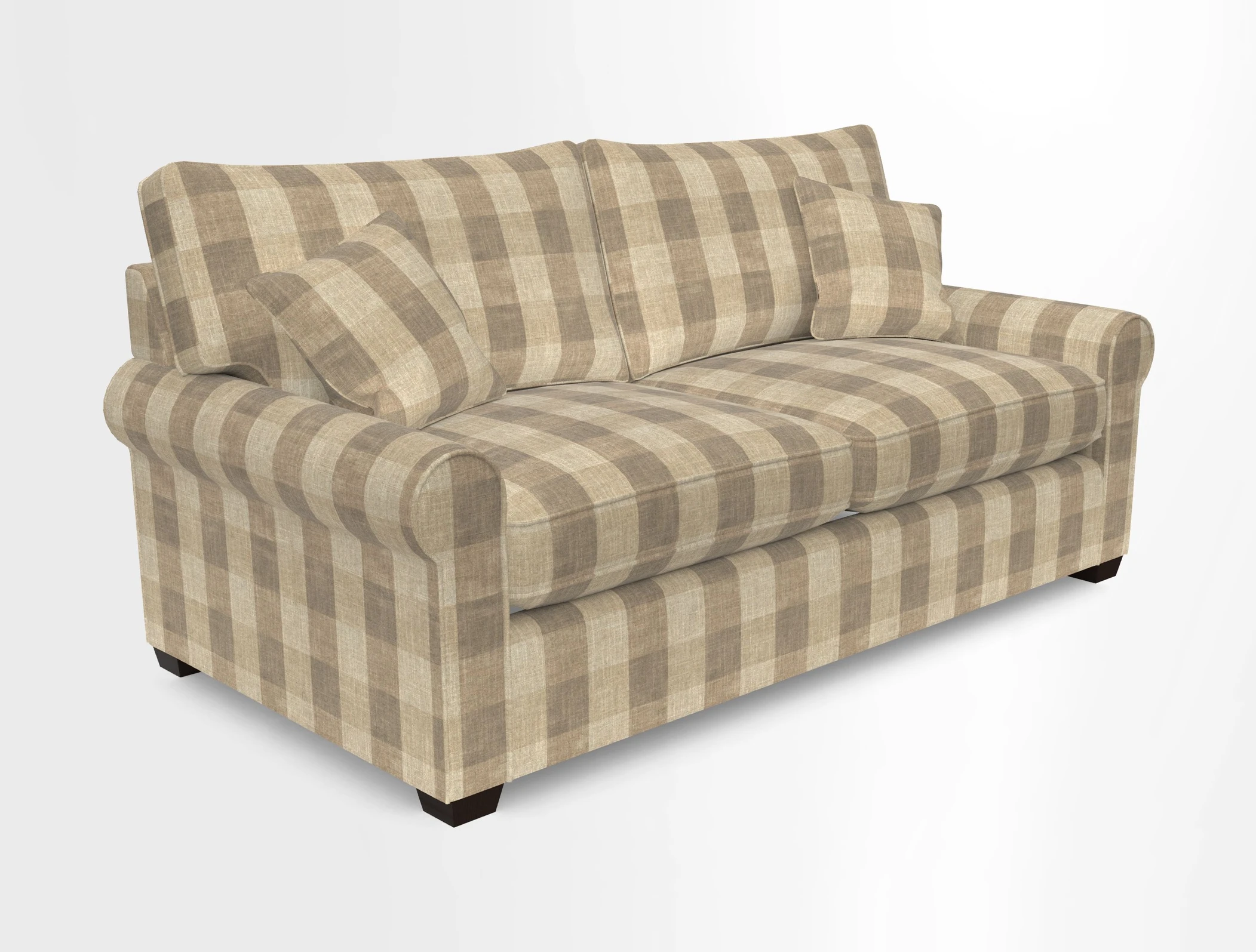 Bignor 3 Seater Sofa in V&A Drawn From Nature Oak Tree Gold