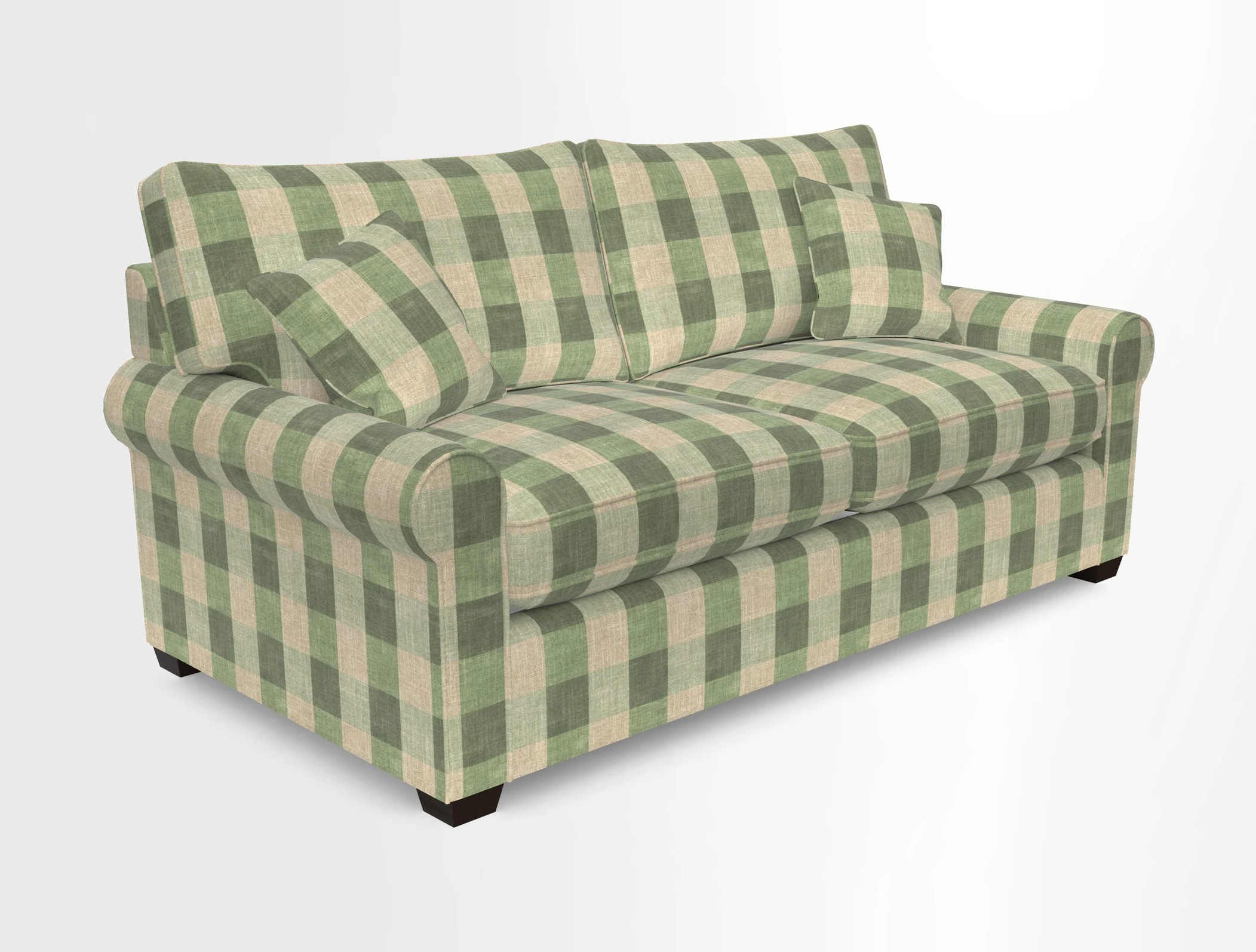 Bignor 3 Seater Sofa in V&A Drawn From Nature Oak Tree Gold